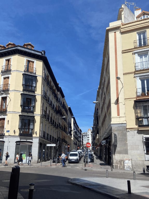 a sunny day in madrid
