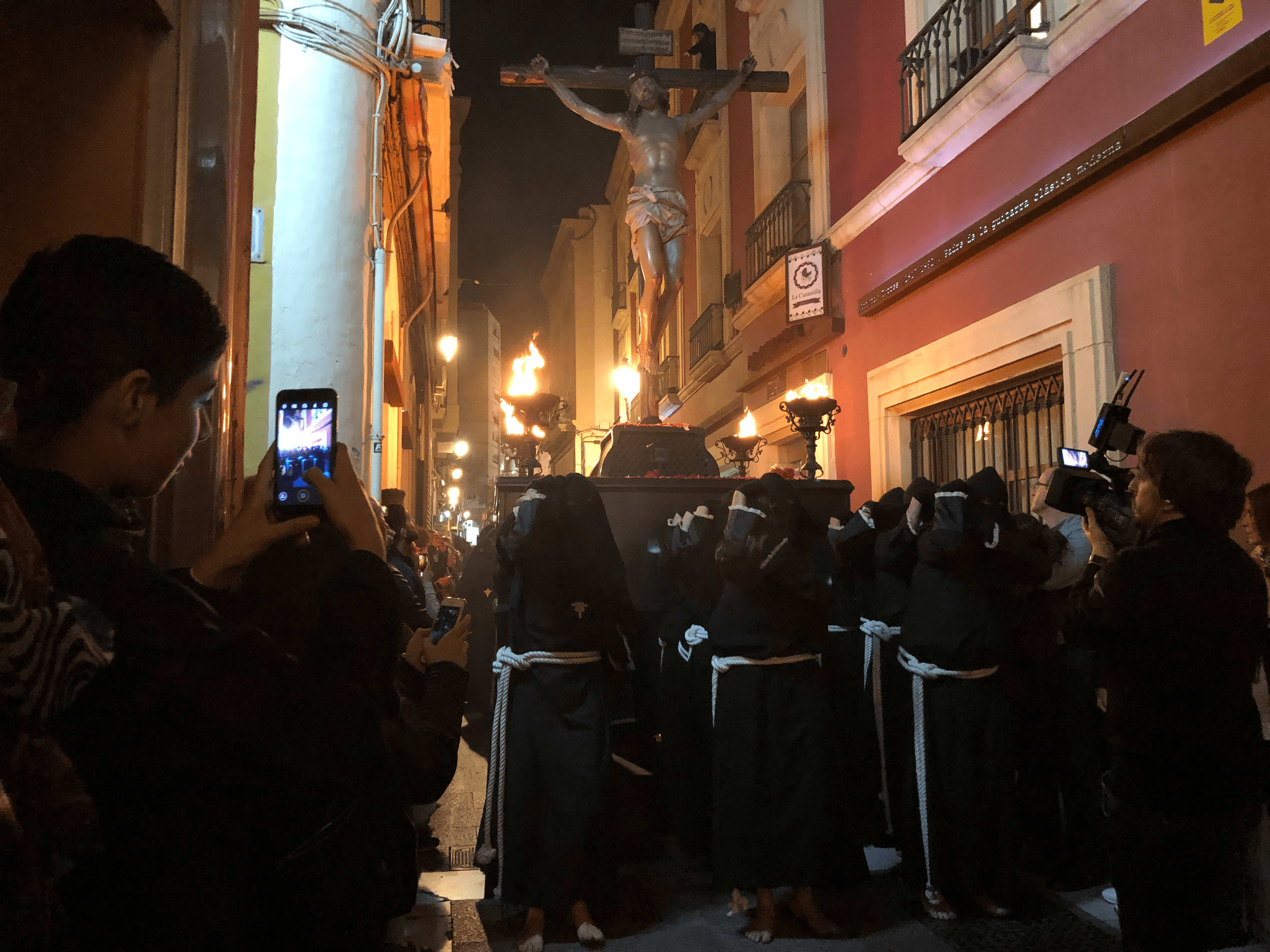 Photo of a float of Jesus Christ in Spain