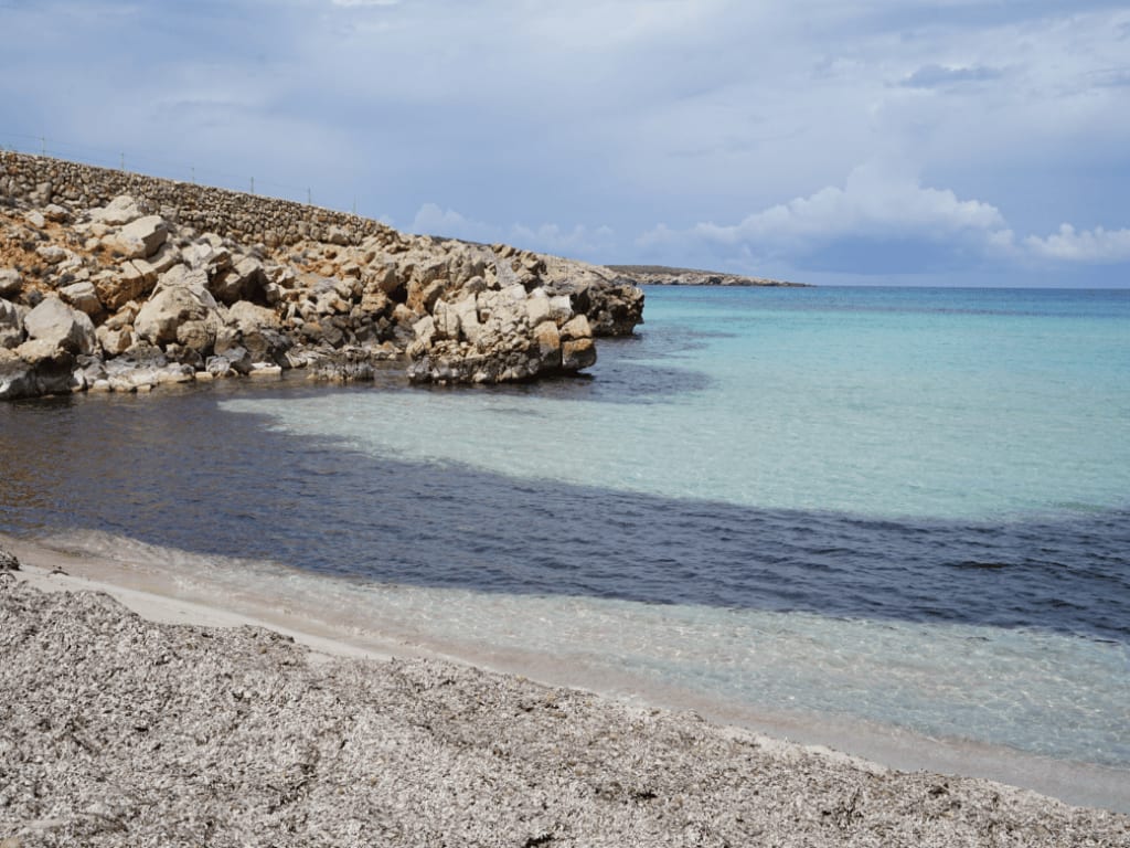 Beach arenal in menorca