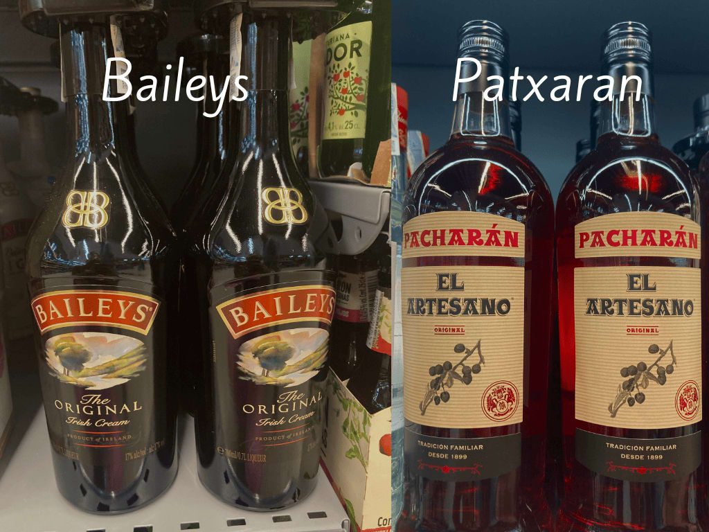 Pacharan and Bailys for Christmas