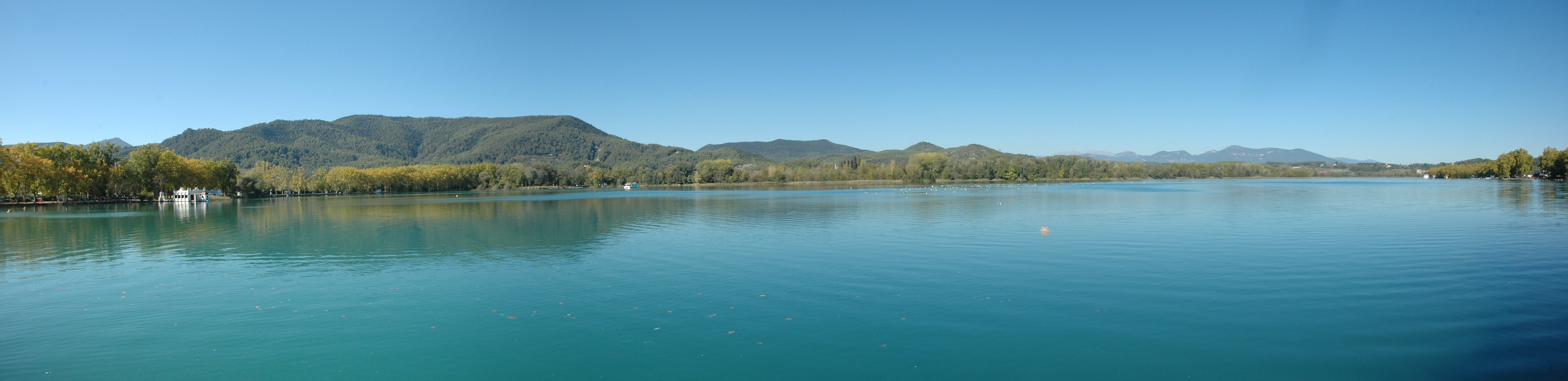 Banyoles lake in Catalonia