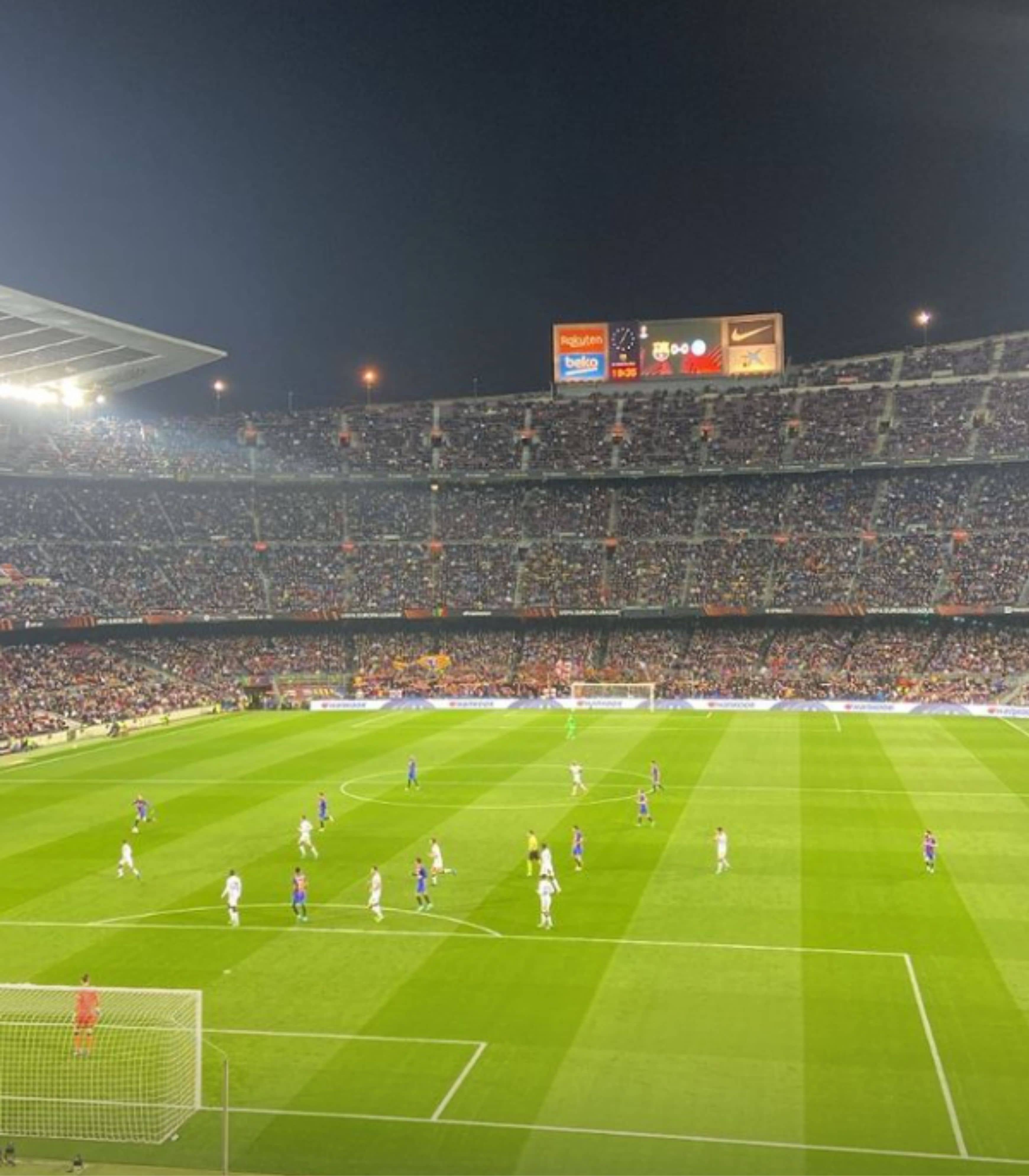 football match in barcelona