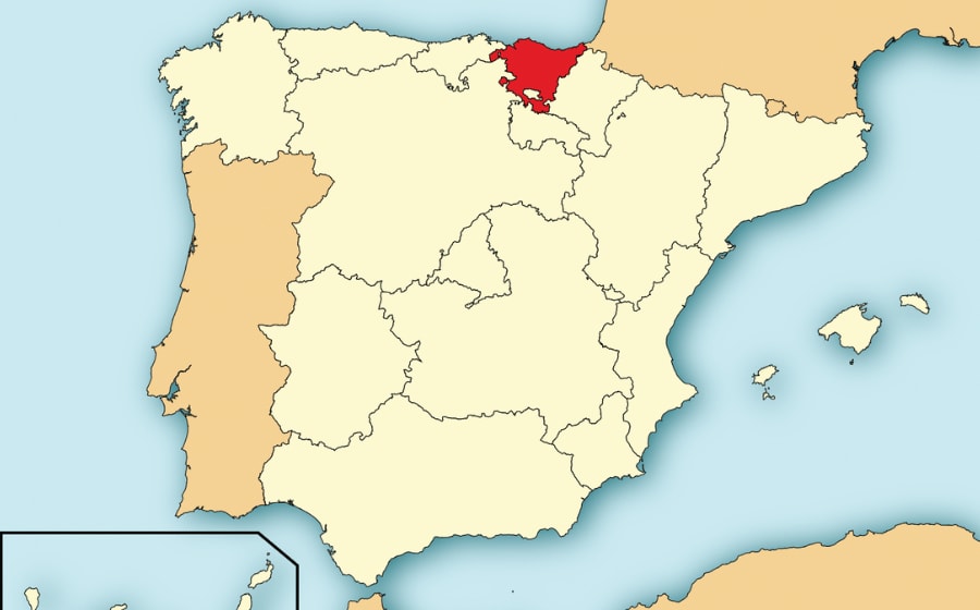 Basque Country Map