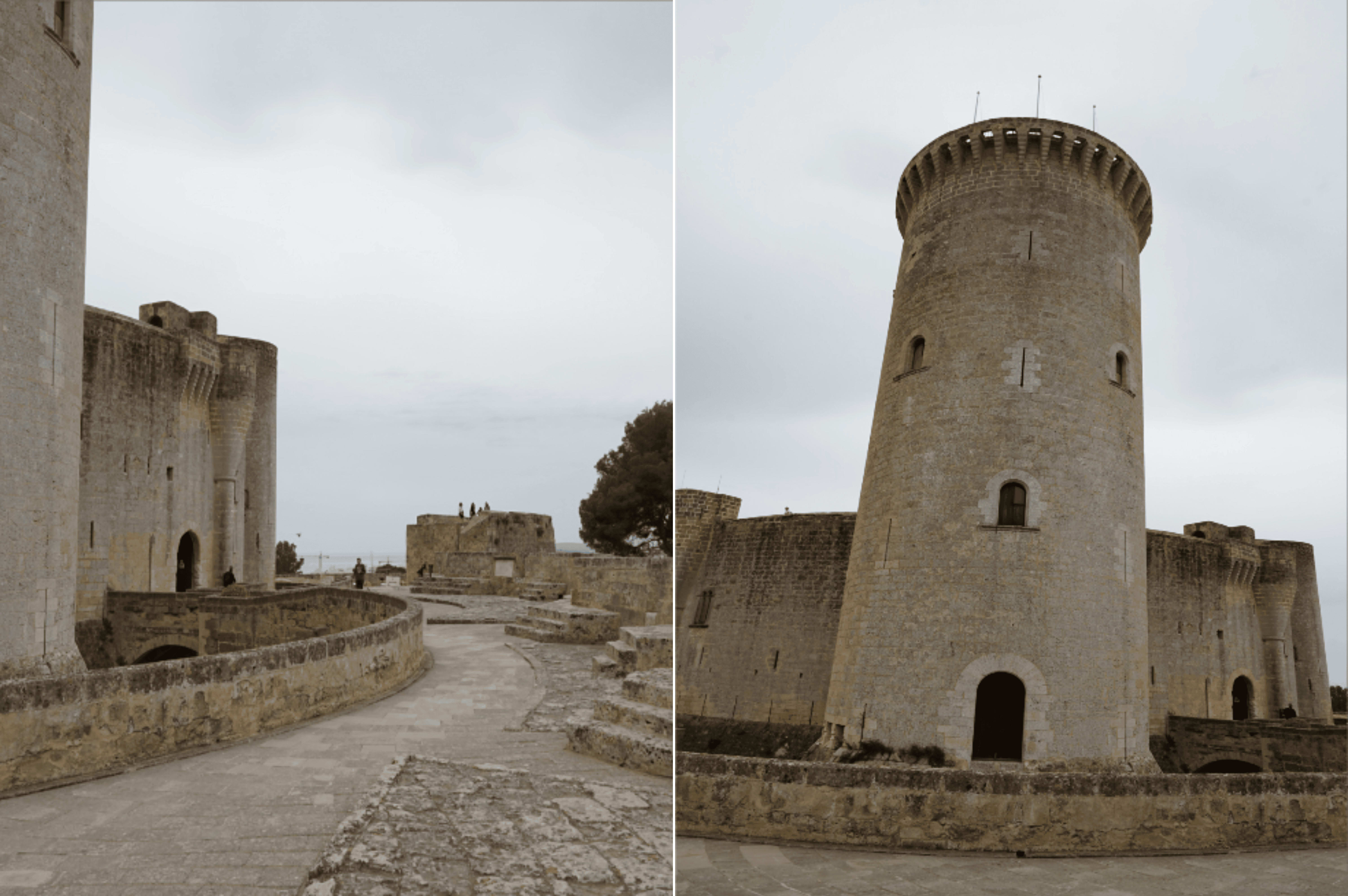 bellver castle mallorca entrance