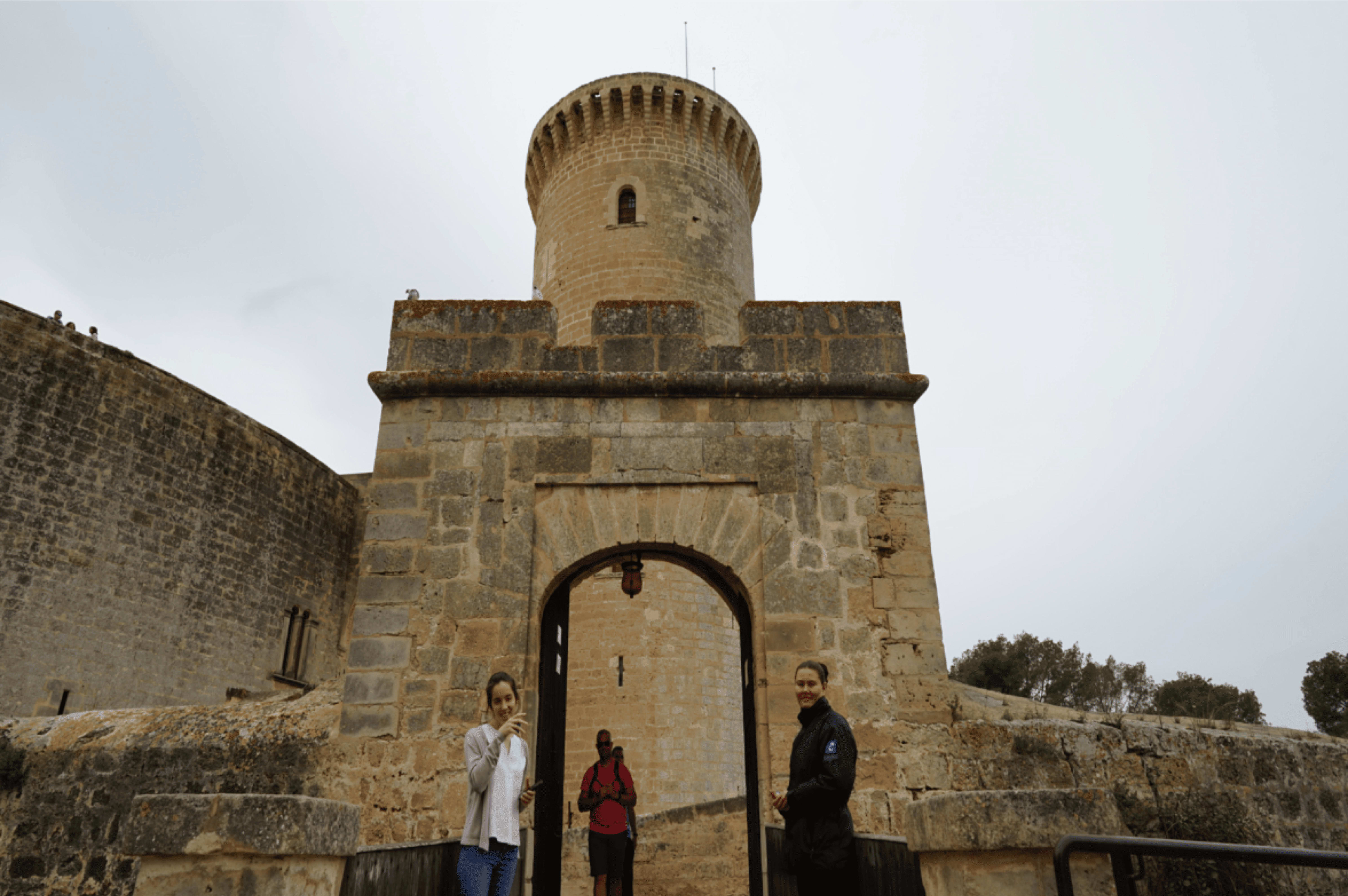 bellver castle mallorca shape