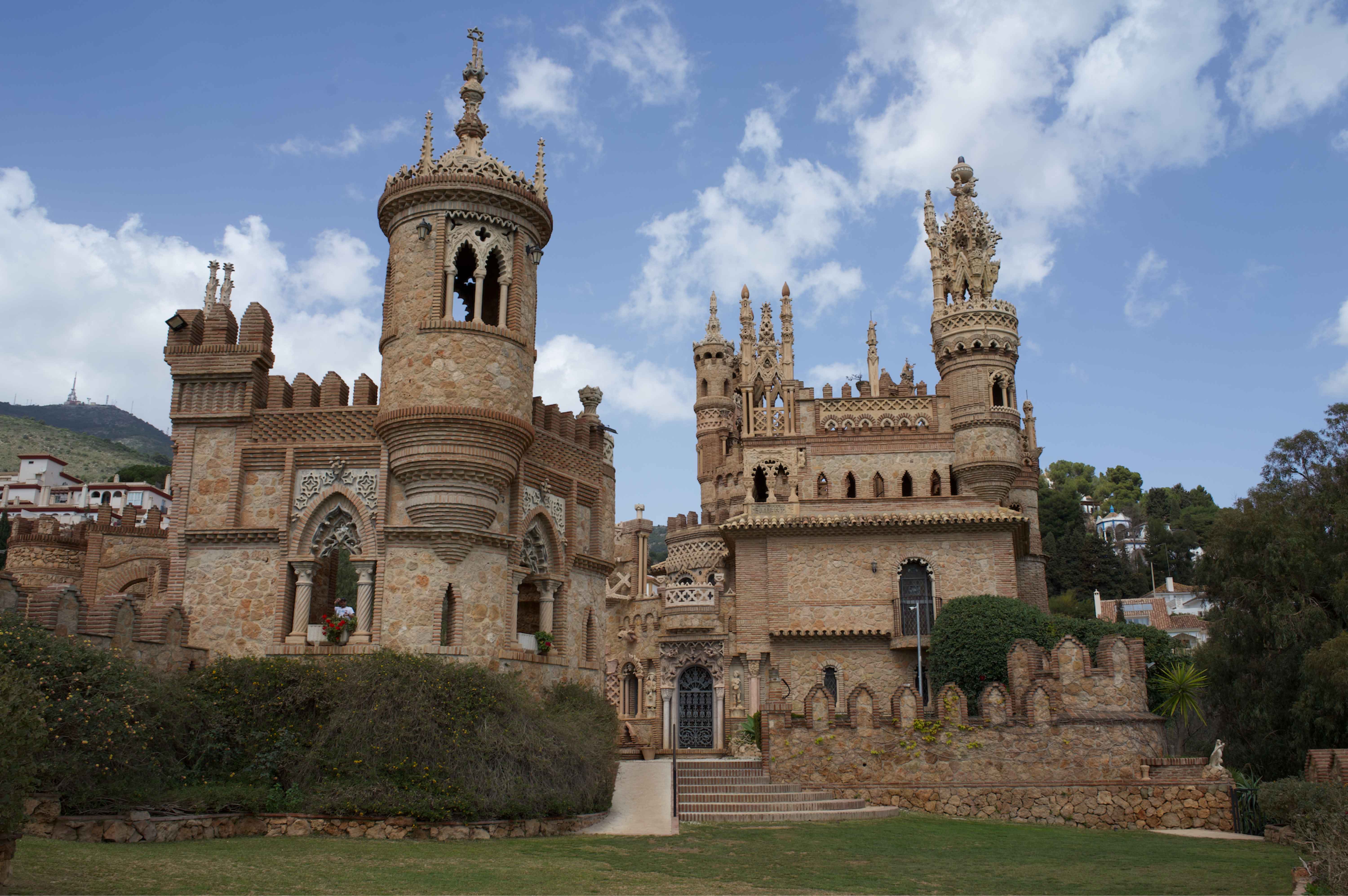 Colomares castle in Spain