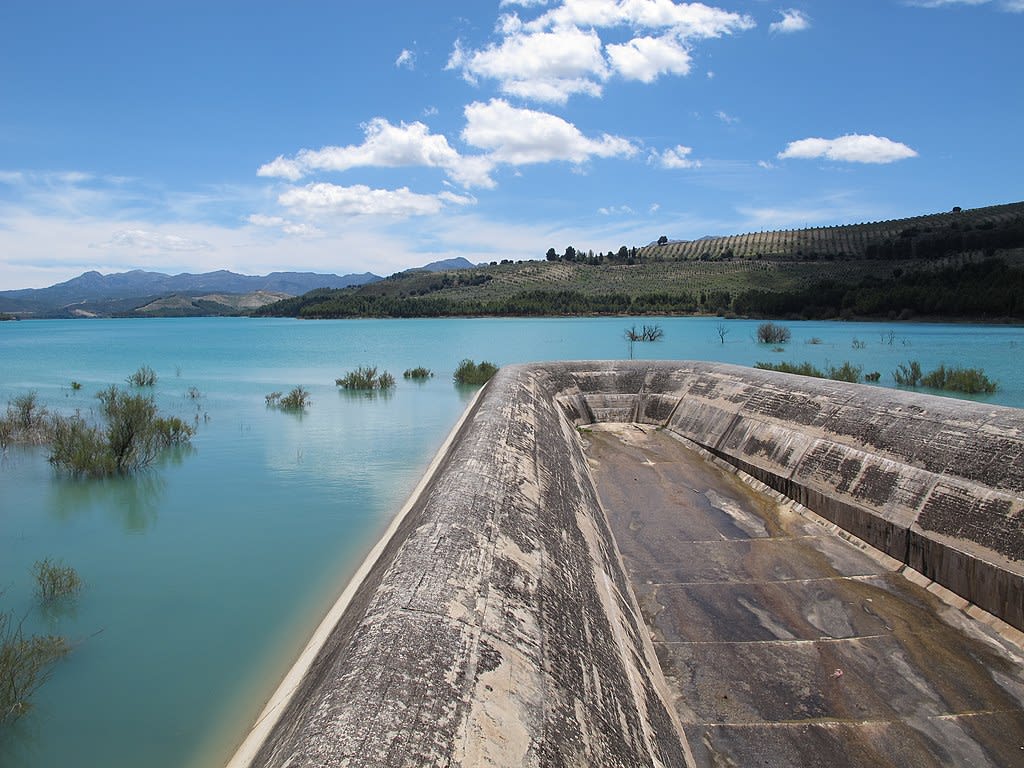 Bermejales dam in spain