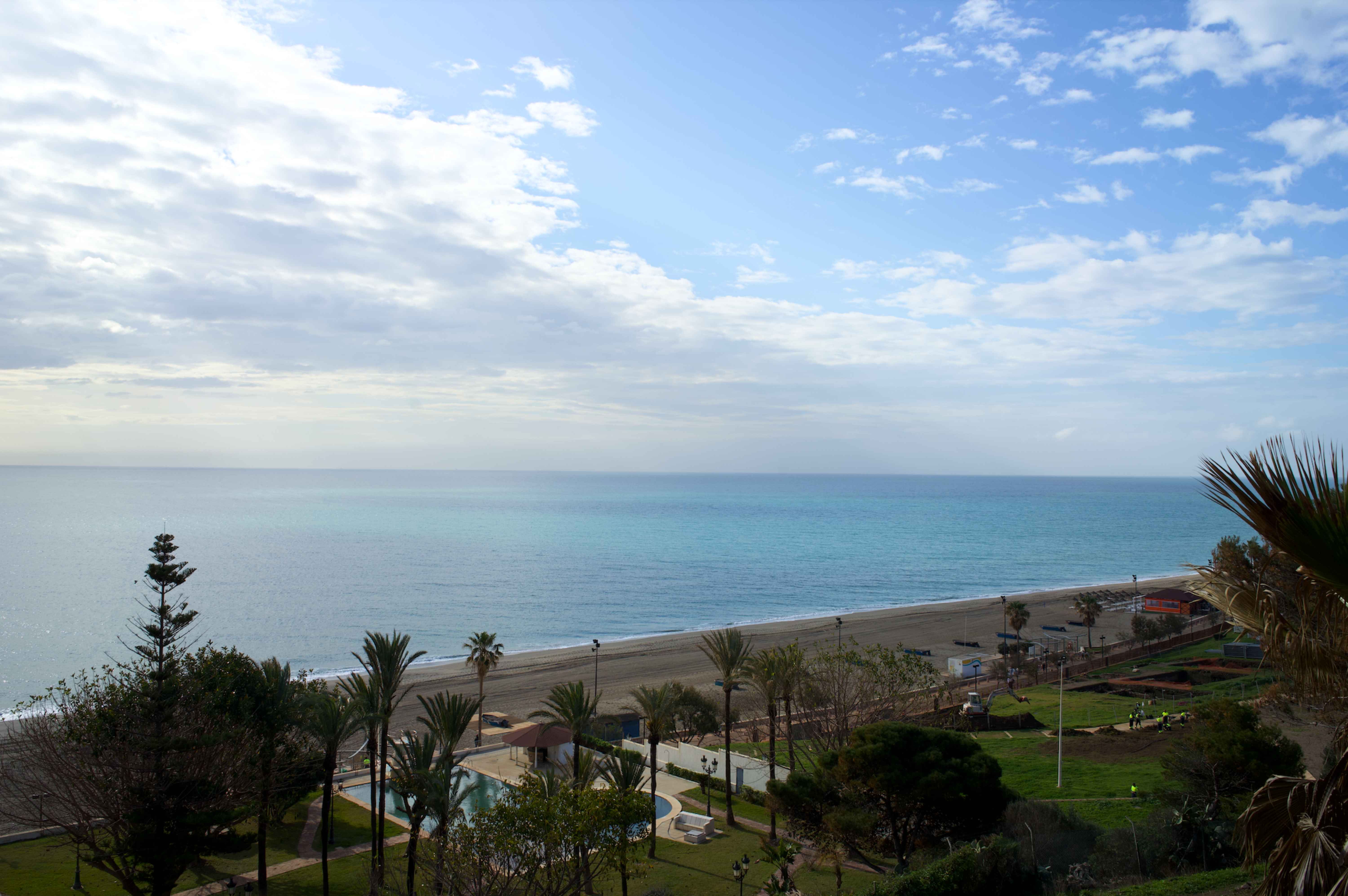 views from the sohail castle fuengirola spain