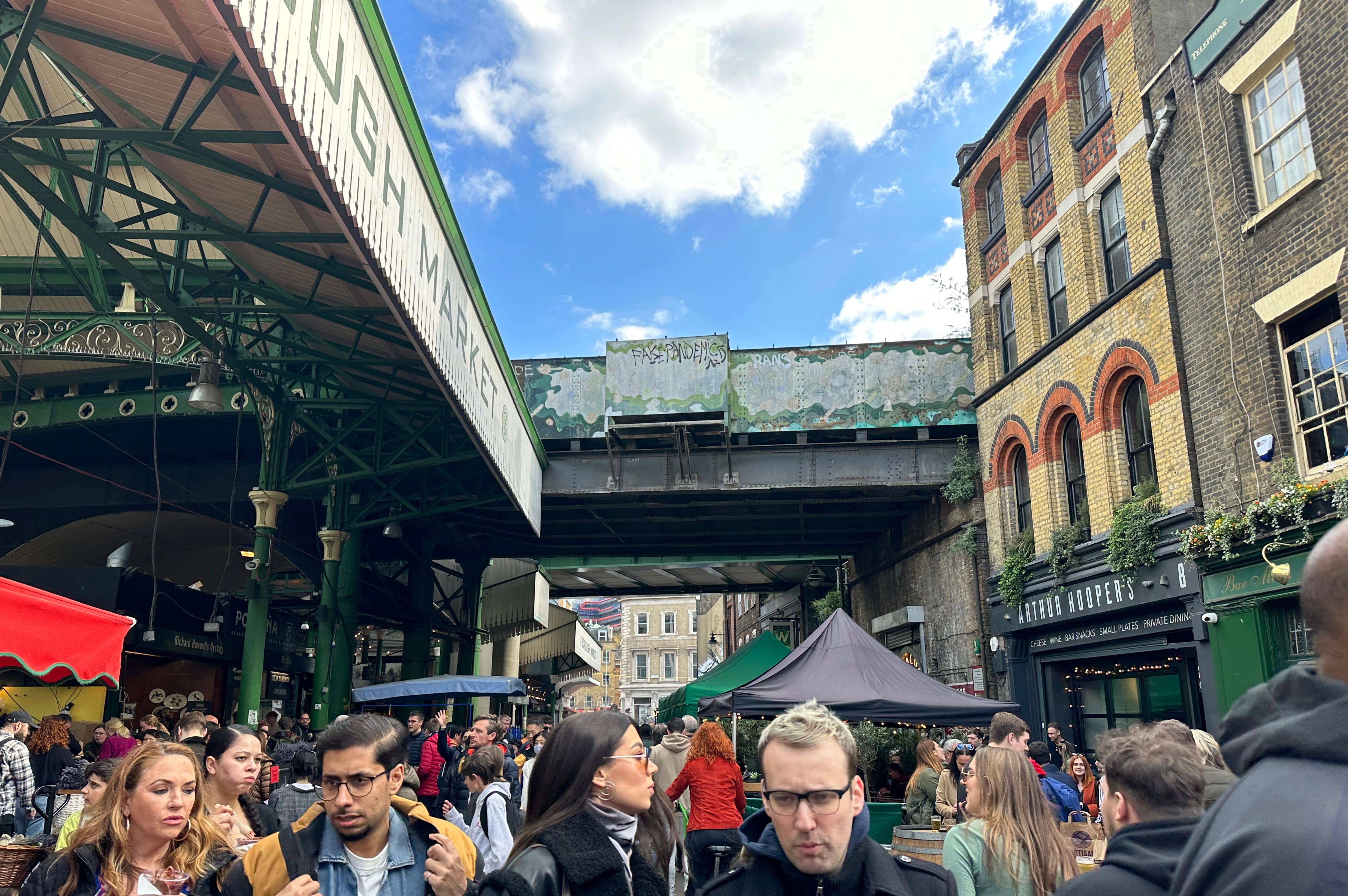 borough market in london