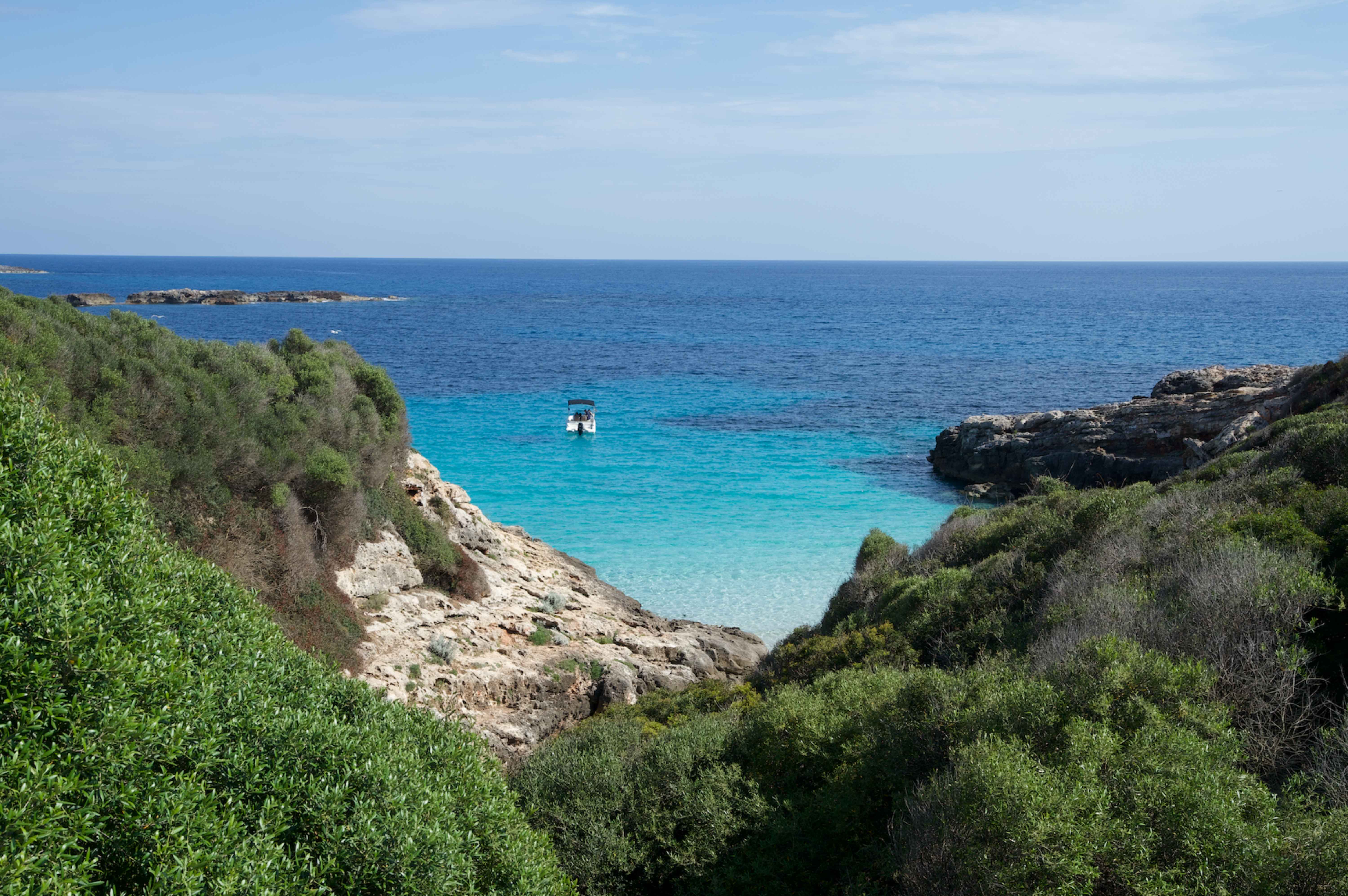 calo blanc menorca spain