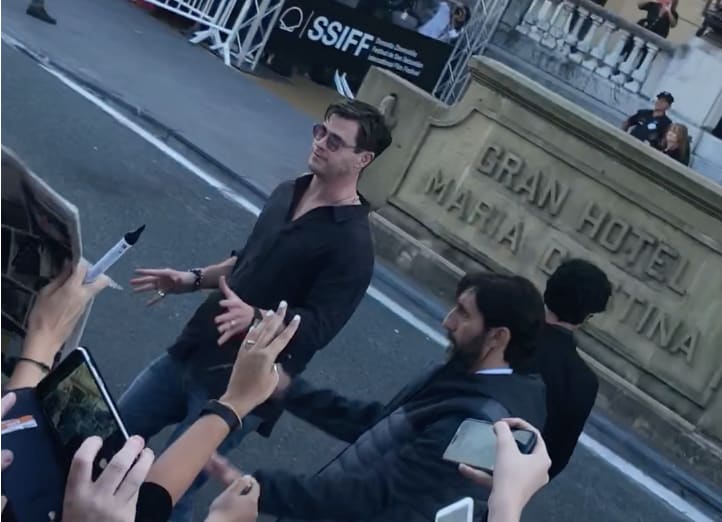 chris hemsworth san sebastian