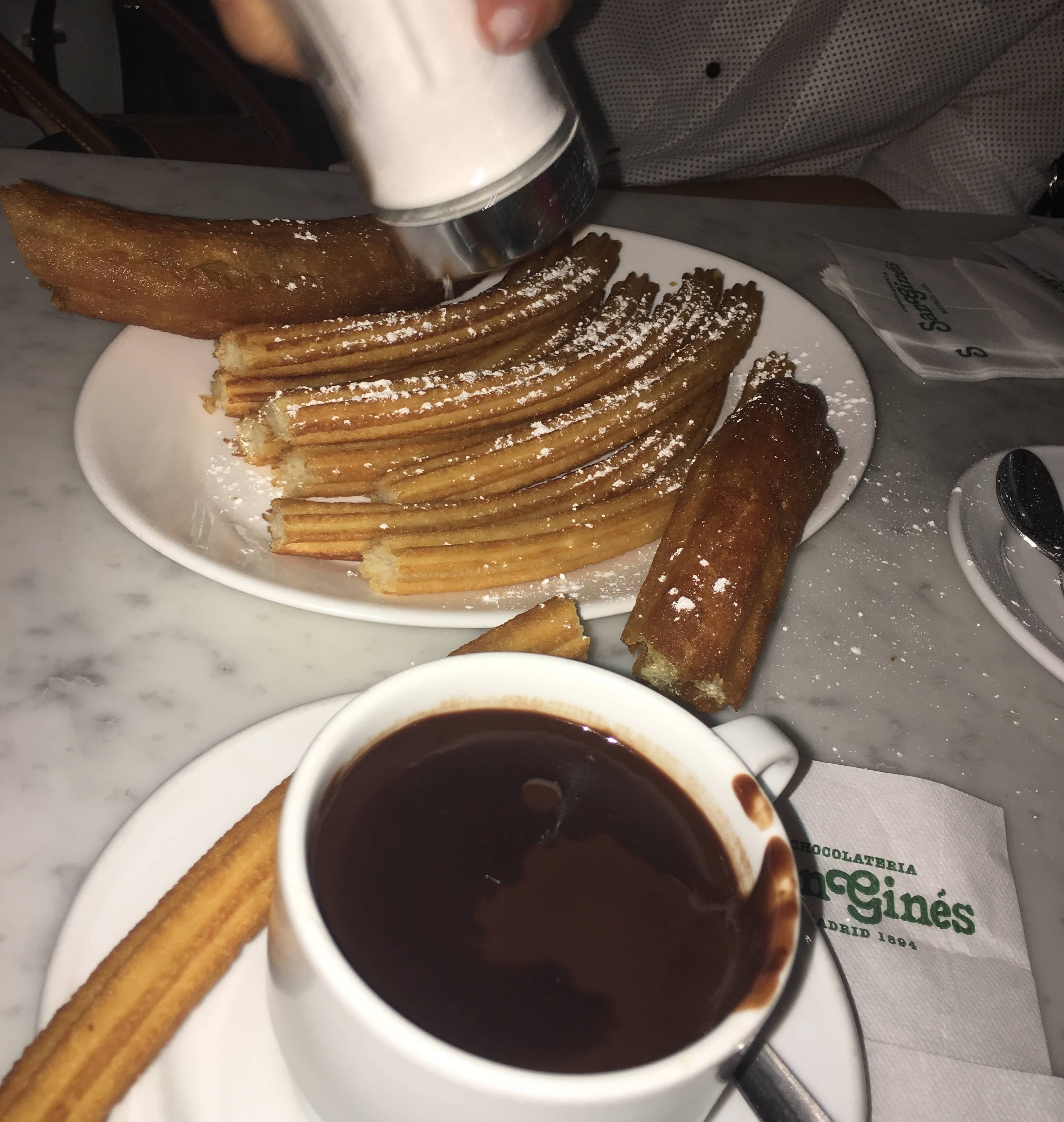 Eat churros in Spain