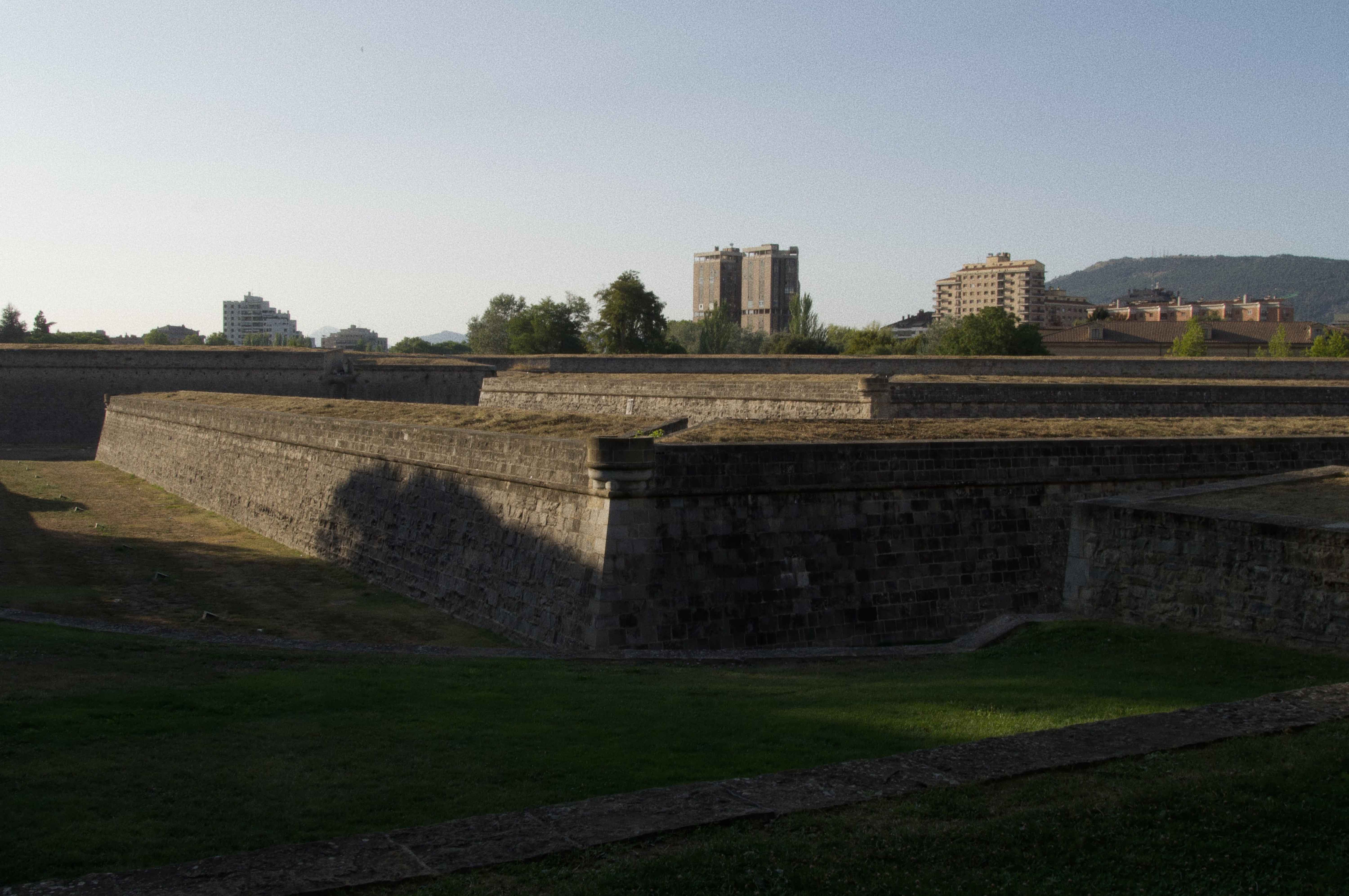 ciudadela park pamplona in spain