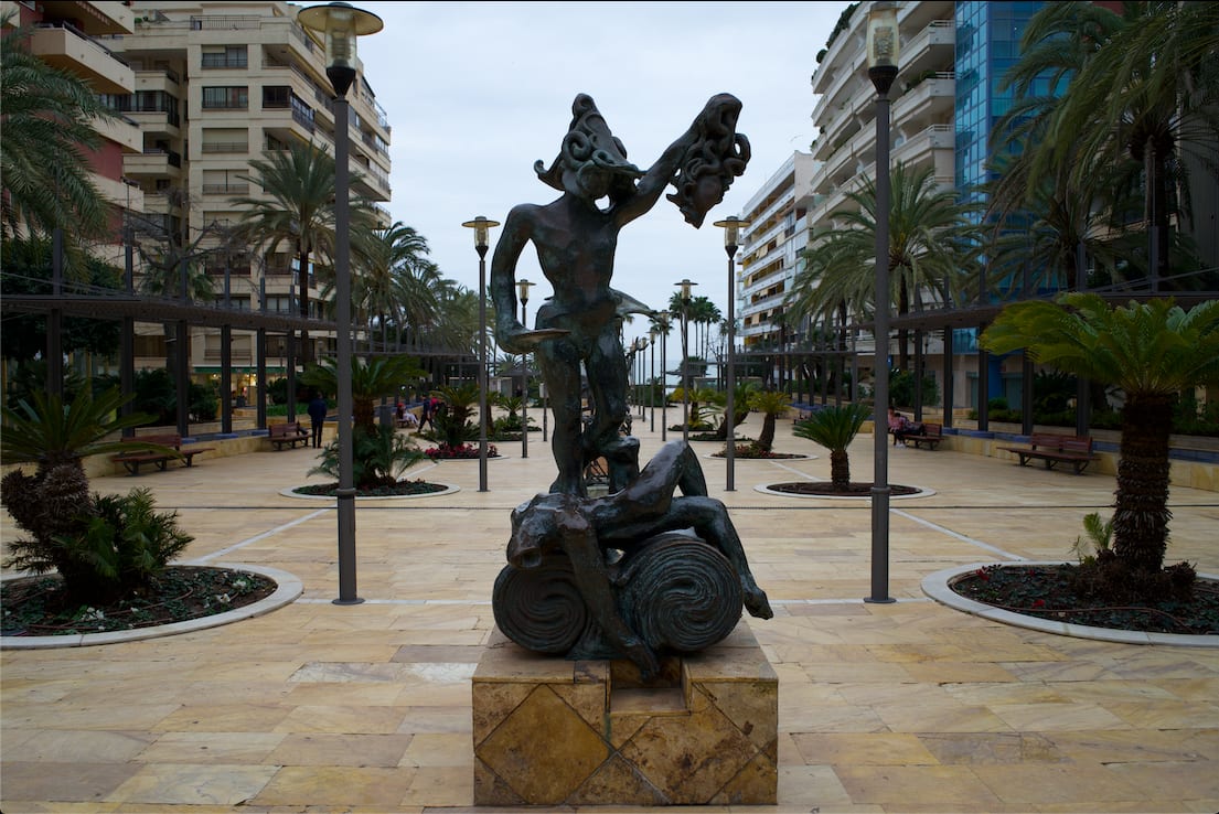 Dali sculpture in Marbella