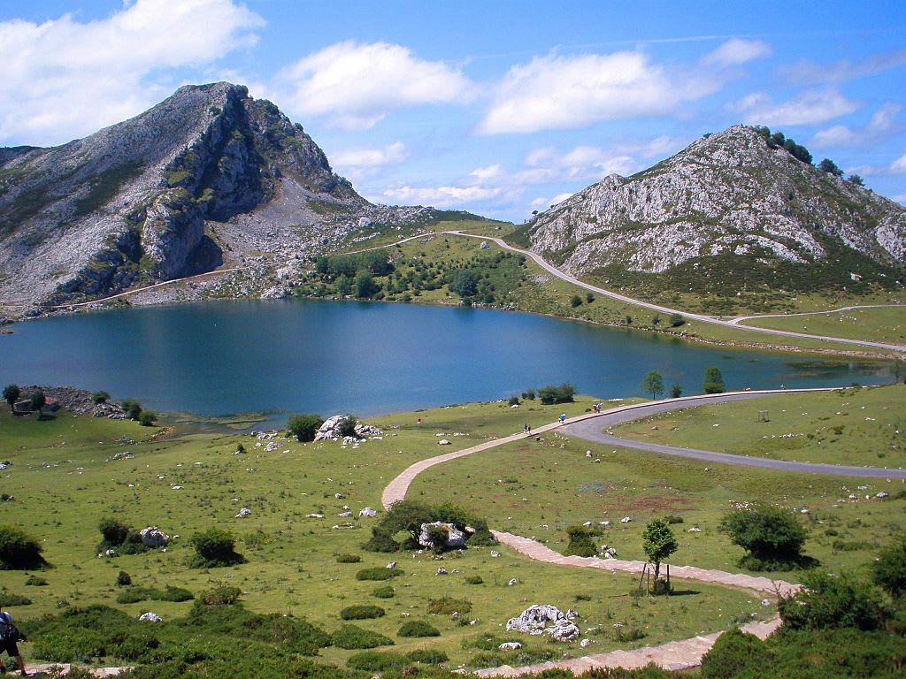 Enol lake part of Covadonga