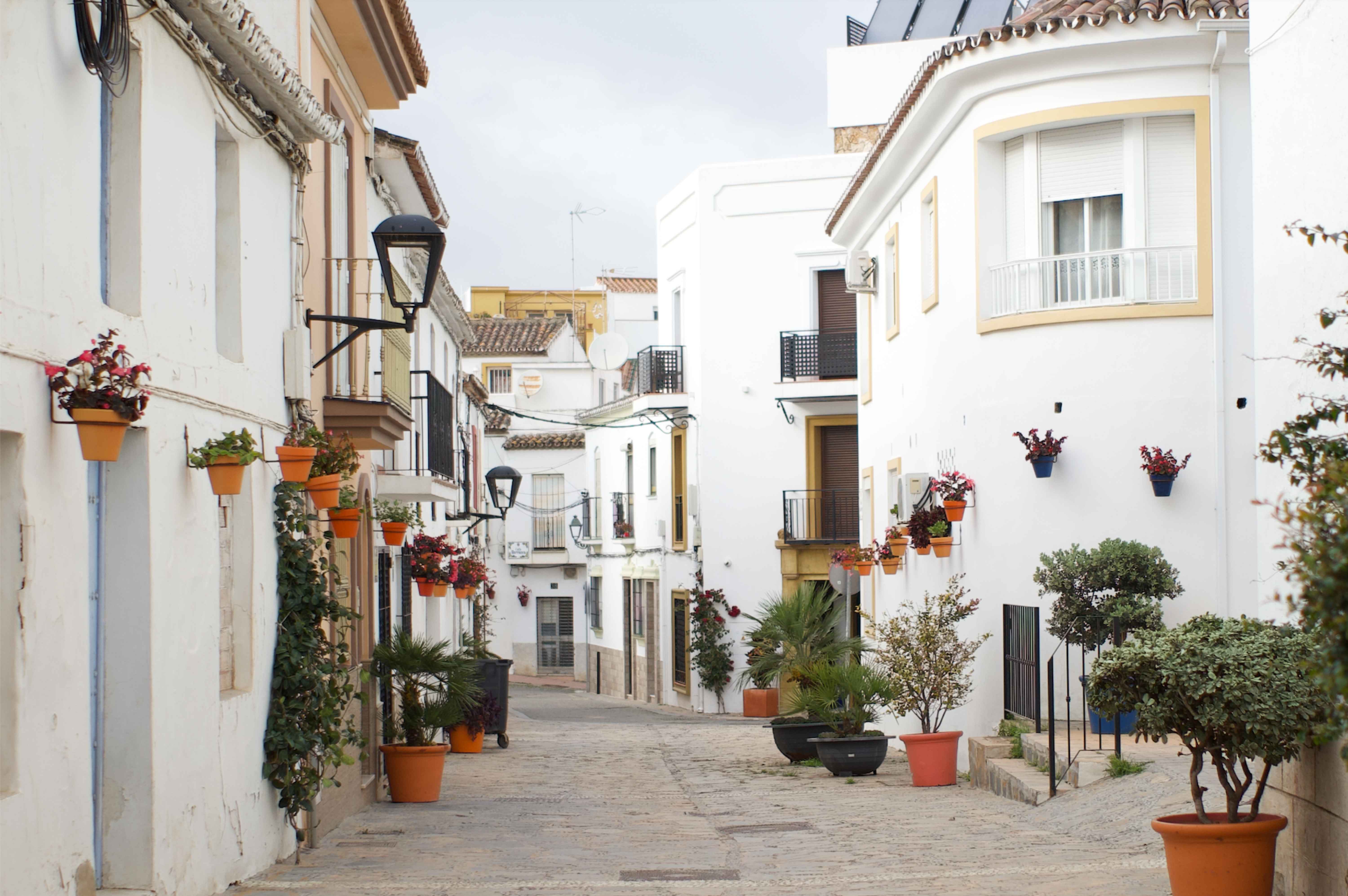 estepona malaga white town spain