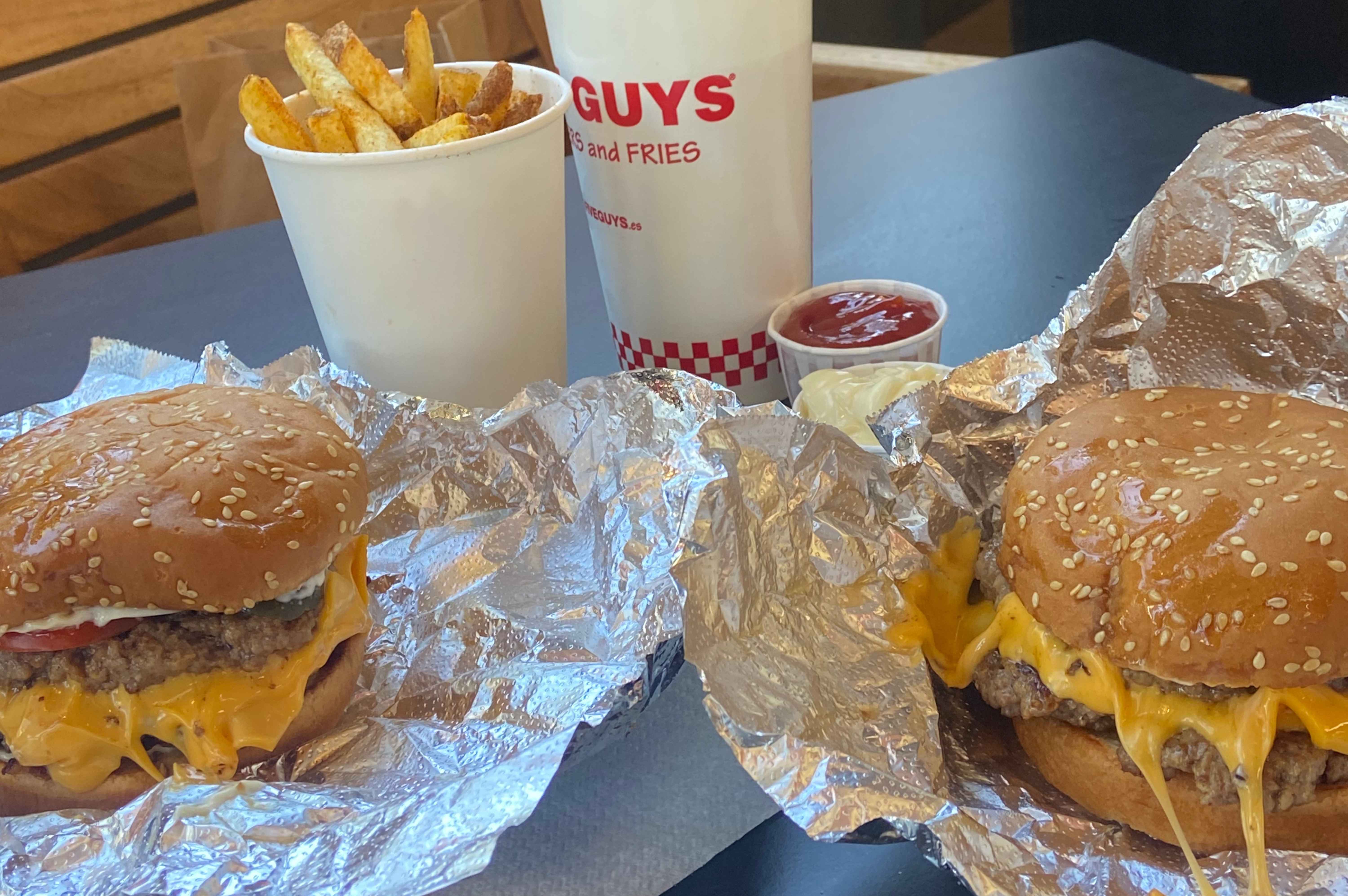 five guys spain fast food