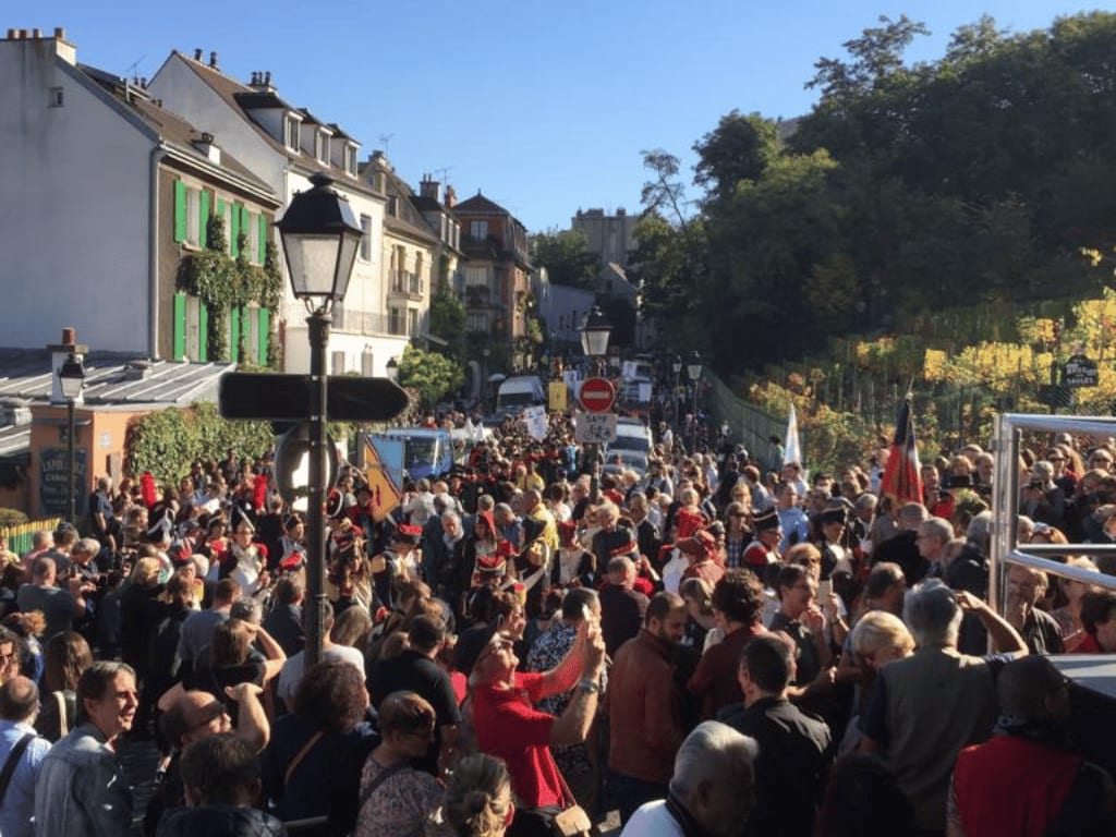 Picture of the fetes de vendages in Paris