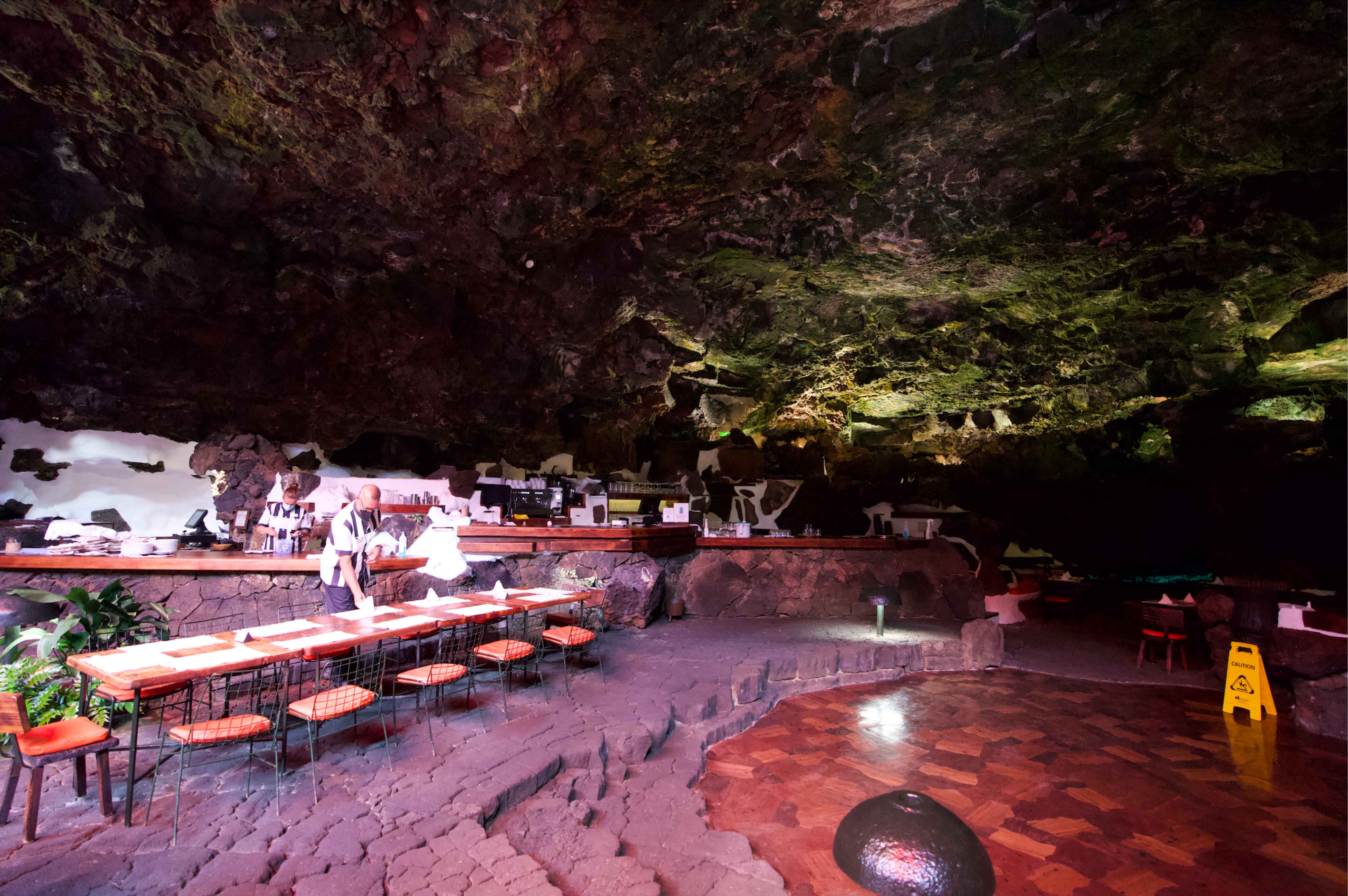 jameos del agua restaurante lanzarote spain