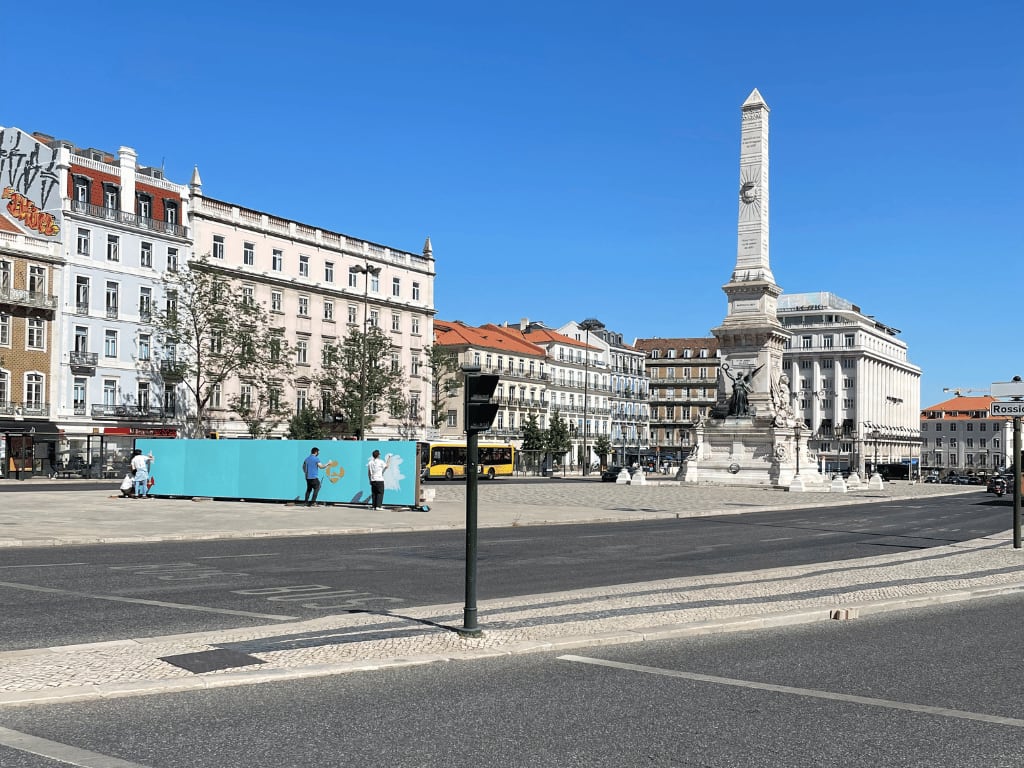 Plaza in Lisbon
