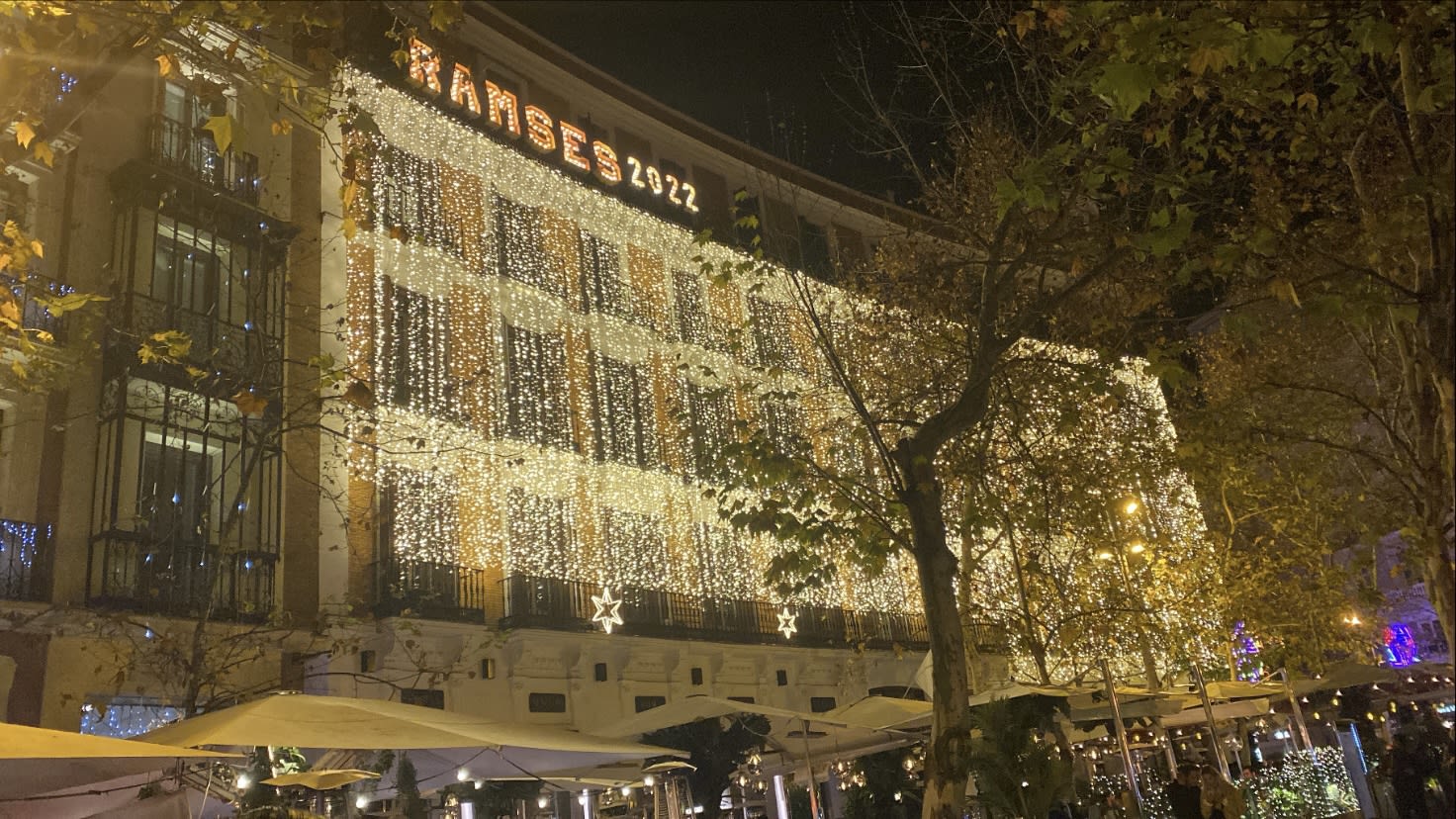 Madrid Christmas lights