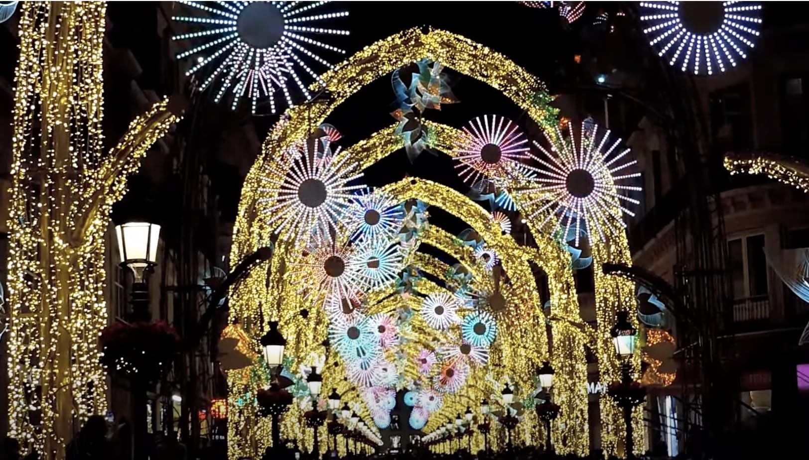 Malaga christamas lights