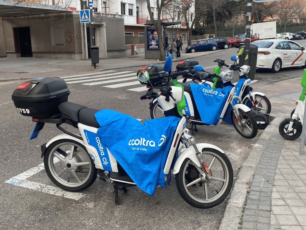 Madrid motorbikes