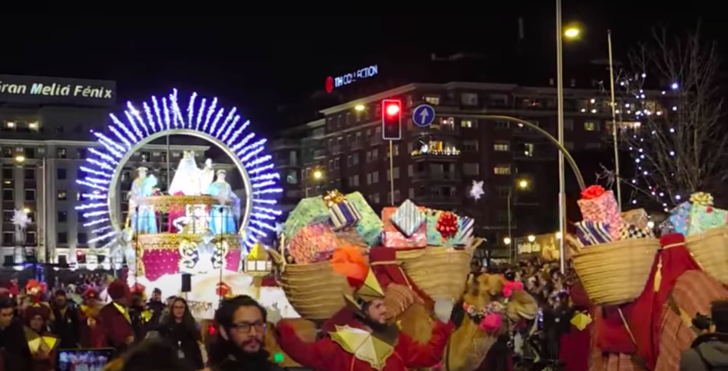Three Wise Men parade in Madrid