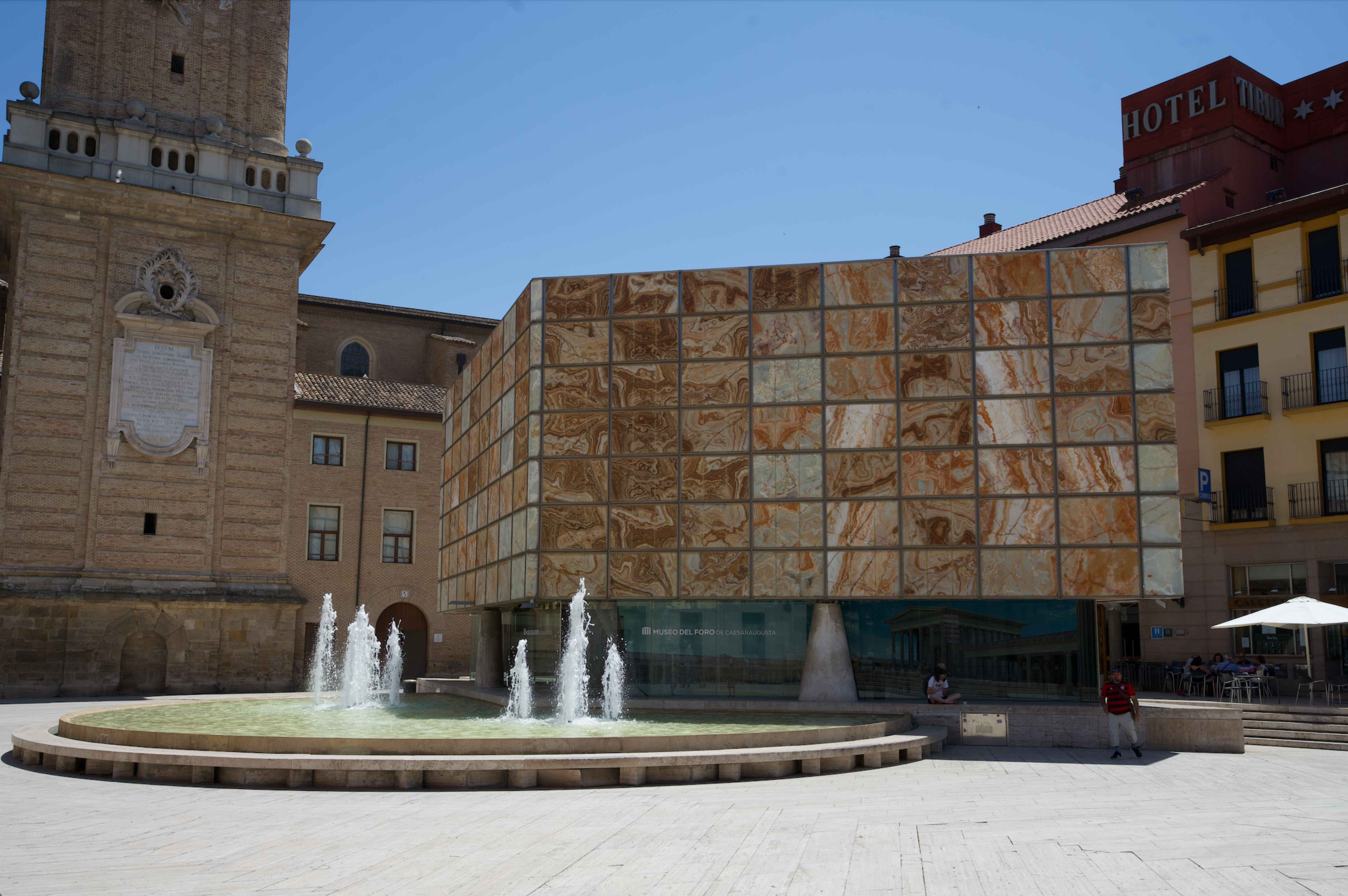 museo del foro de cesar agusta zaragoza spain