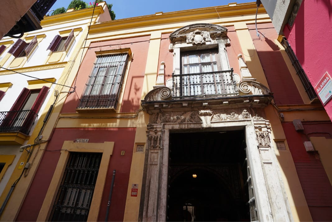 Picture of the outside of the Palace of Countess of Lebrija