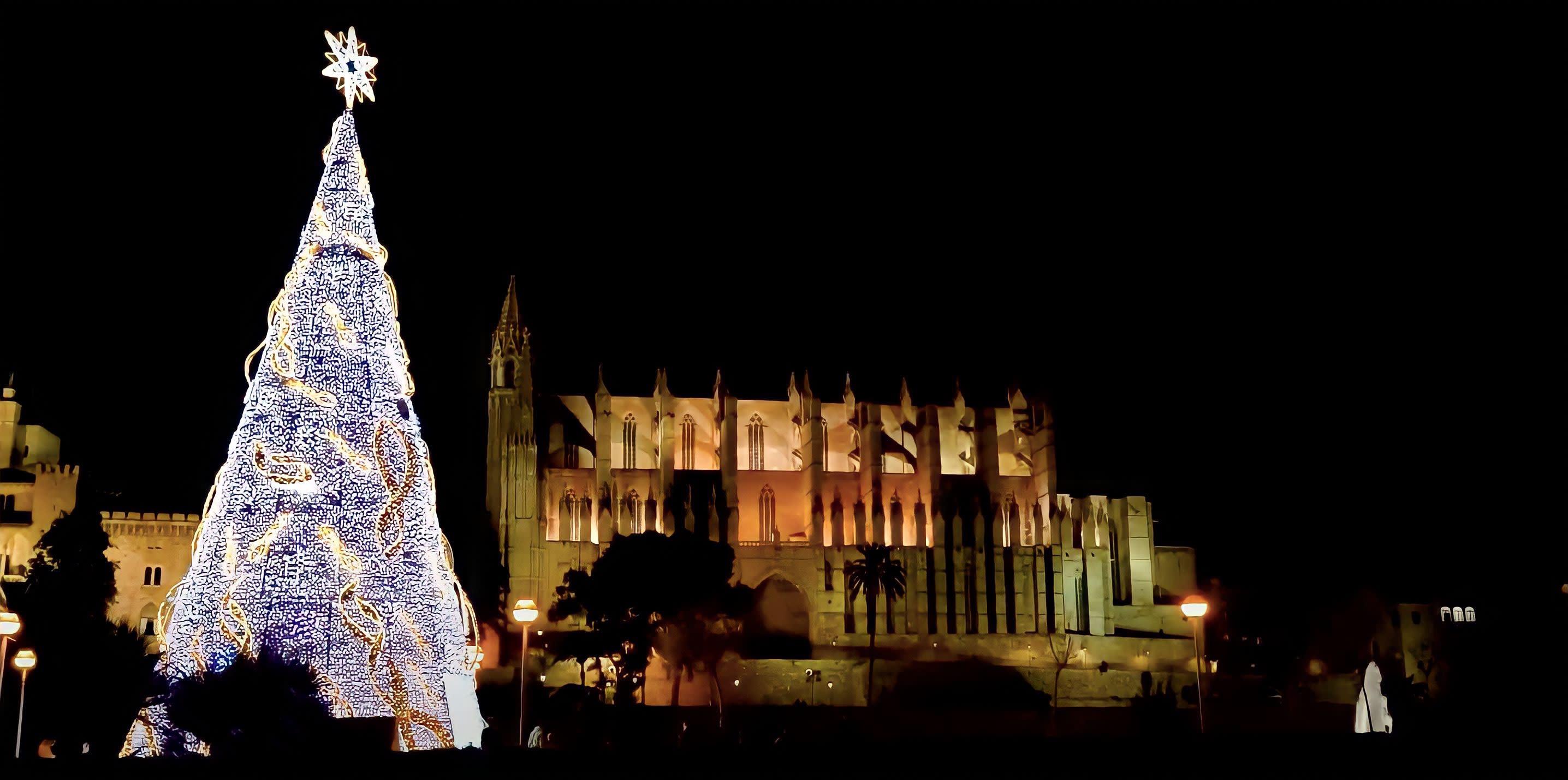 Palma de Mallorca Christmas lights