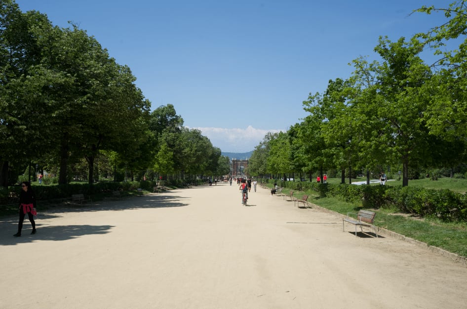 parc de la ciudatella in barcelona spain