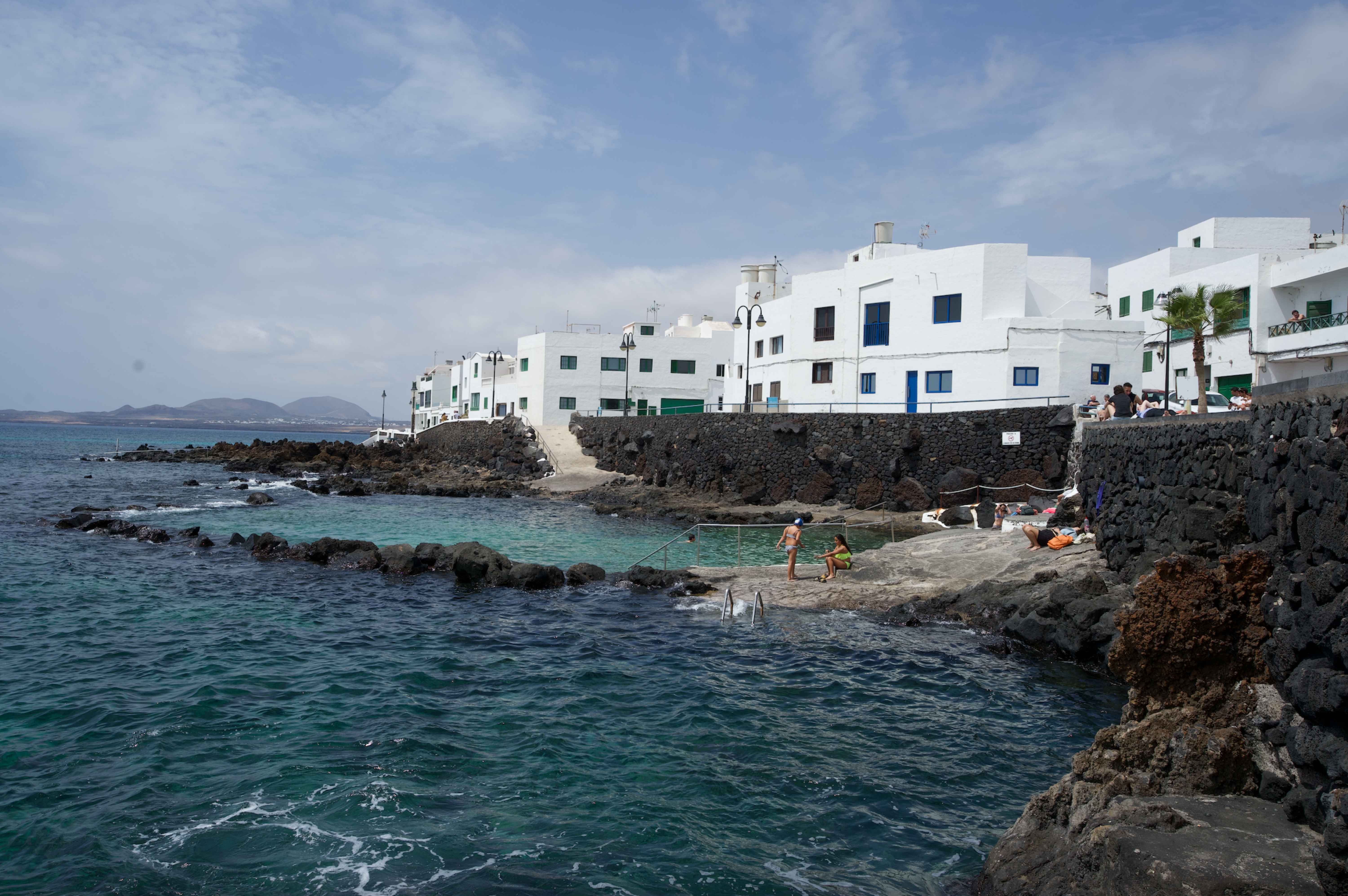 piscinas naturales de punta mujeres in lanzarote spain