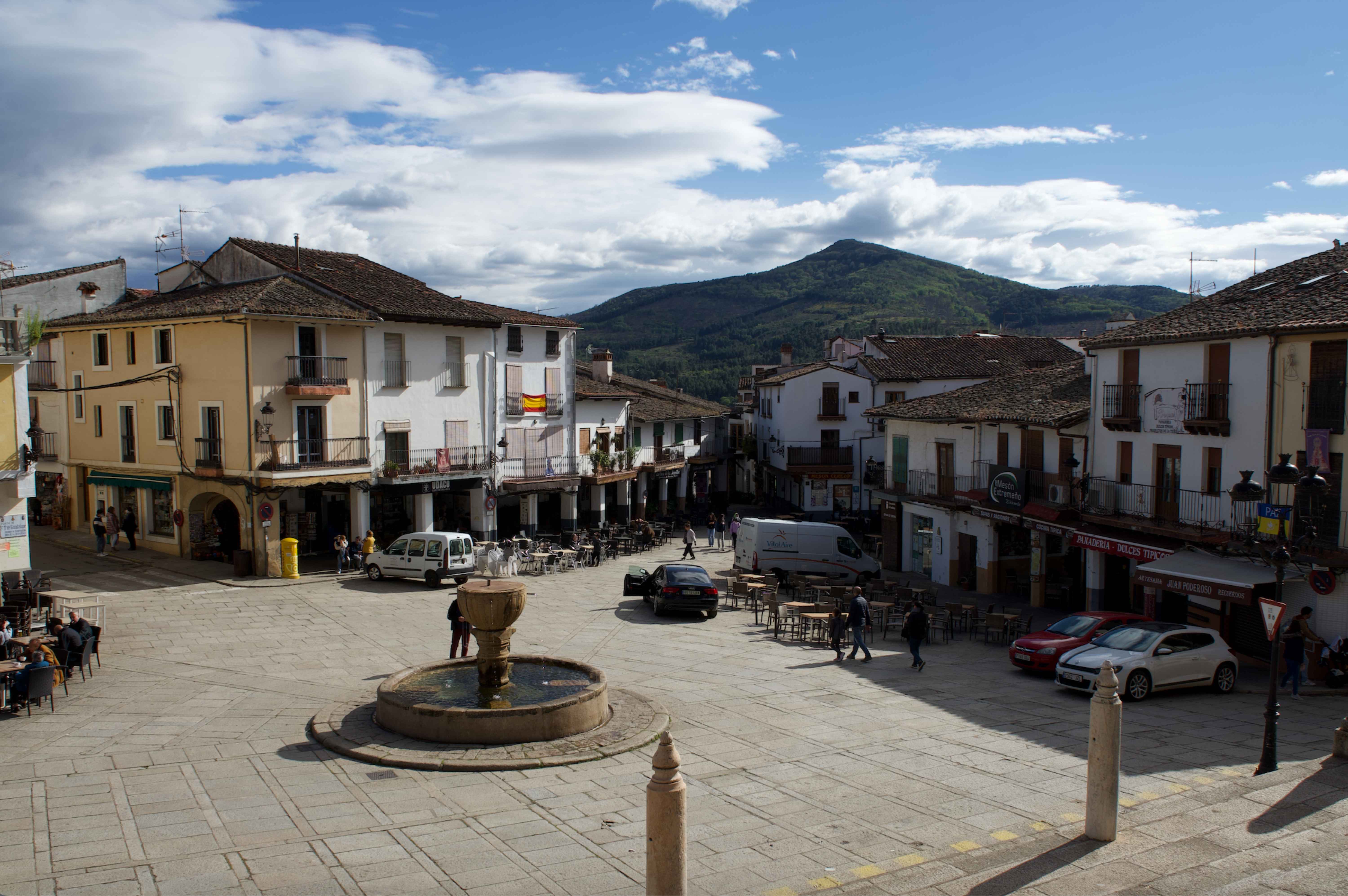 plaza de santa maria unesco heritage site guadalupe spain