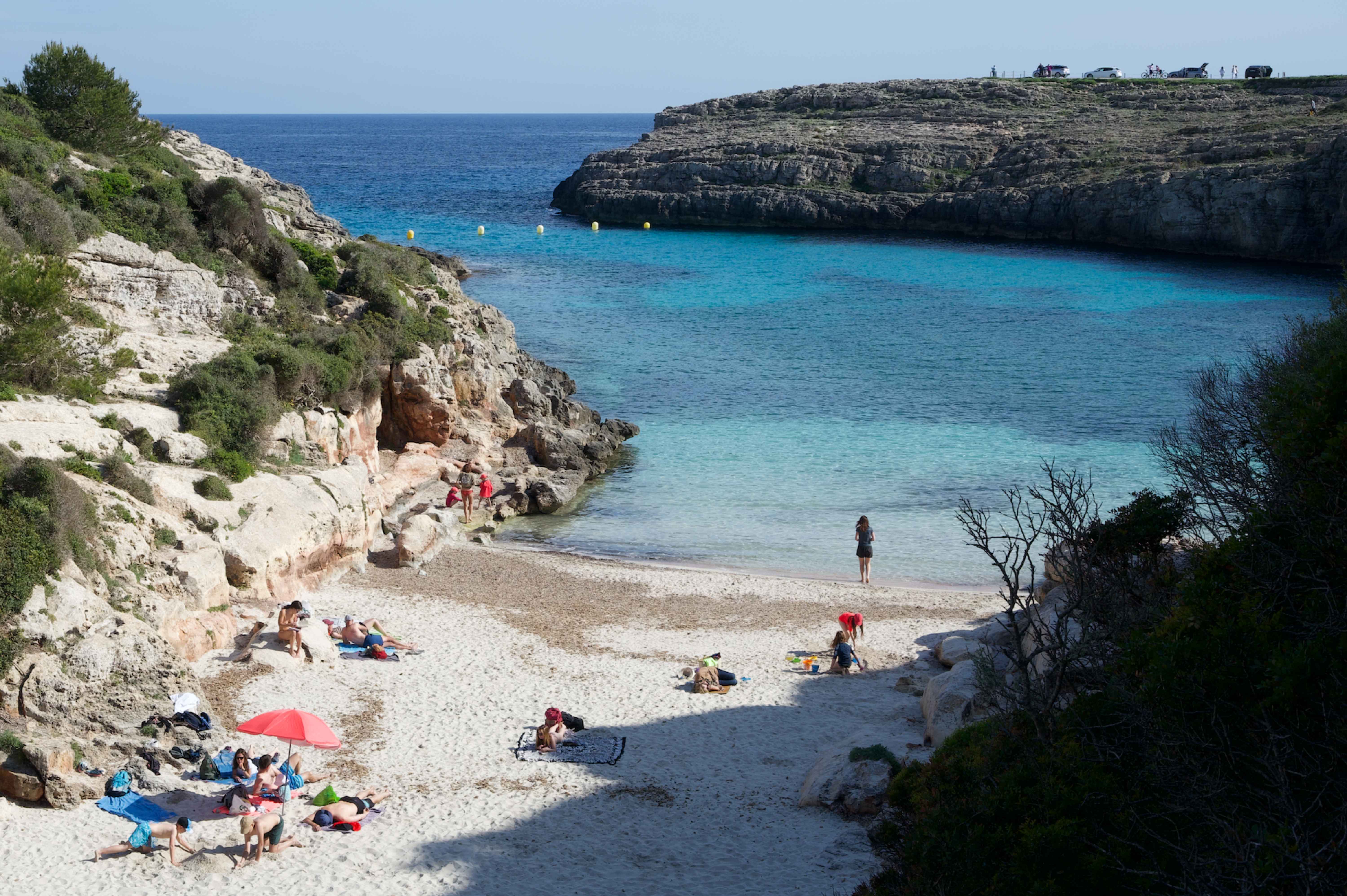 spain island beautiful beach in ibiza