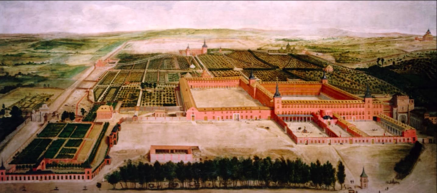 Retiro park before