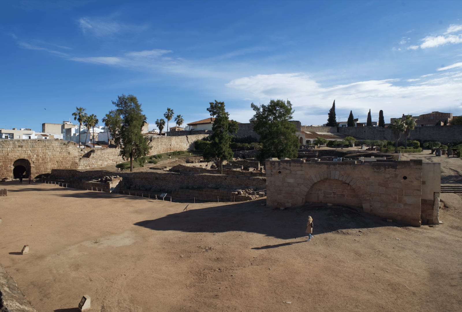 Merida is a roman city in Spain