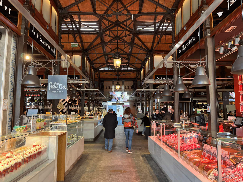 san miguel market madrid spain