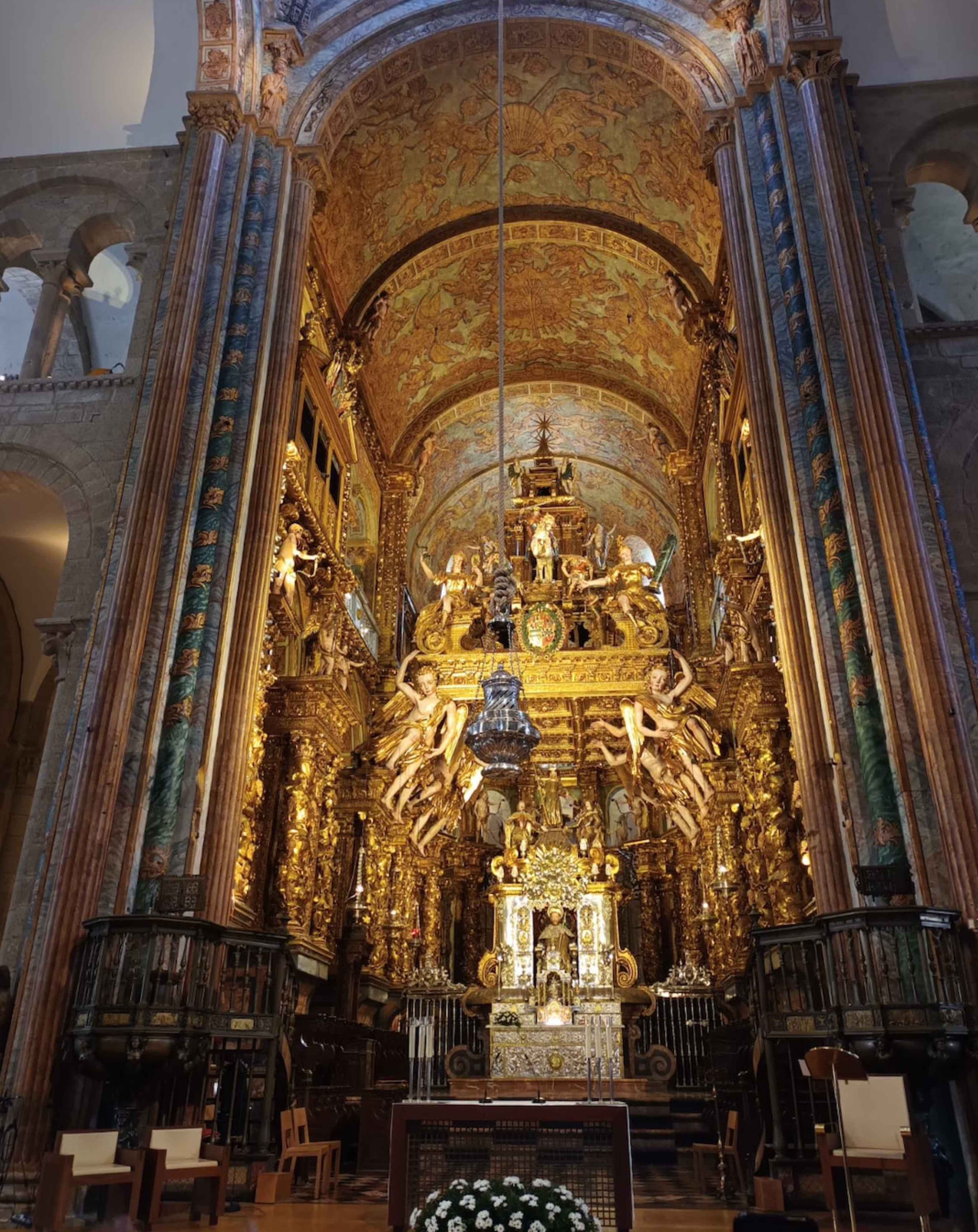 catedral de santiago de compostela in spain