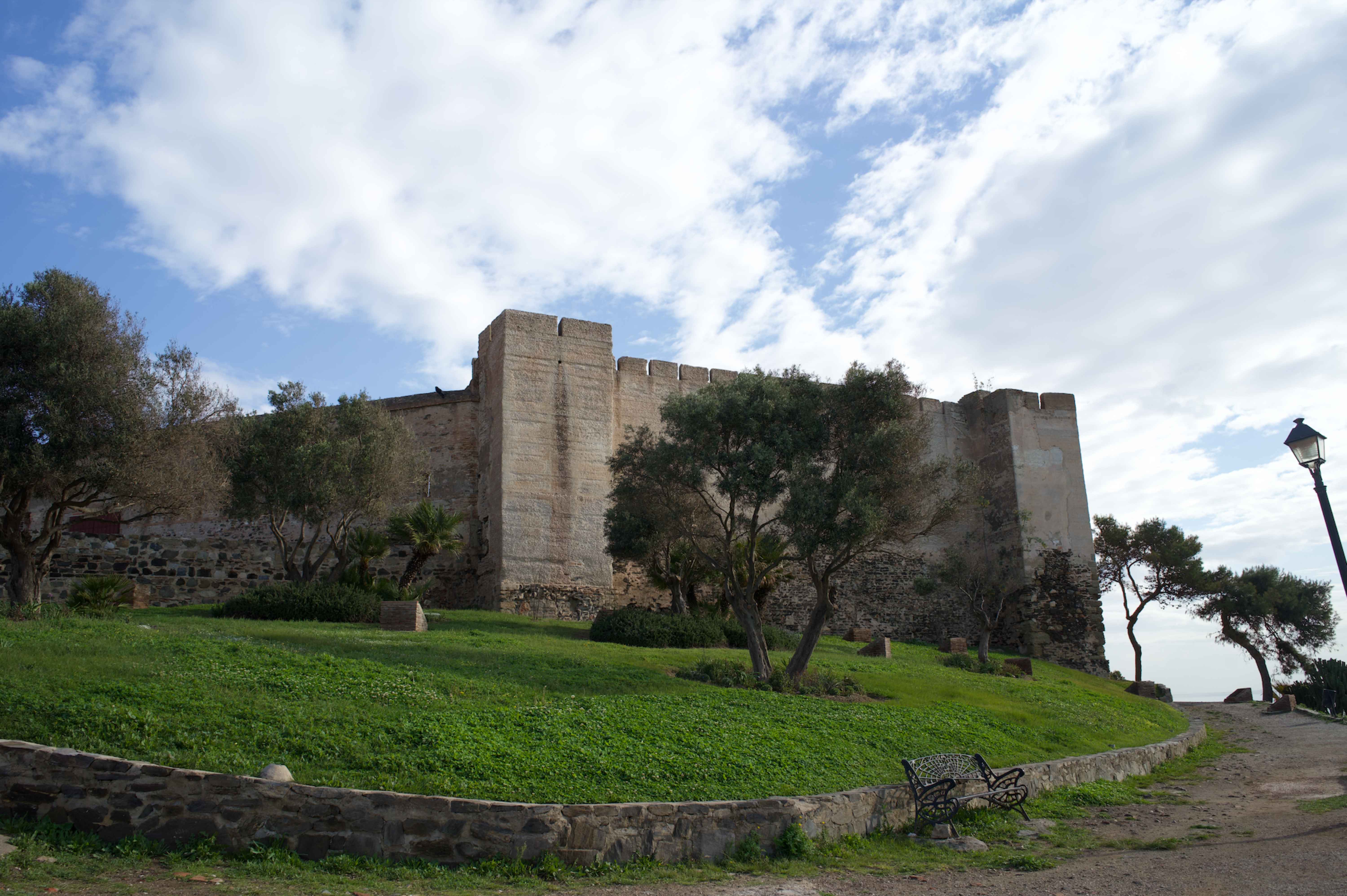 sohail castle from outside fuengirola spain