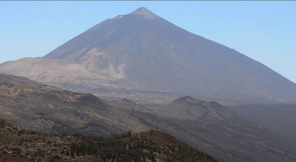 Mount teide highest peak in Spain