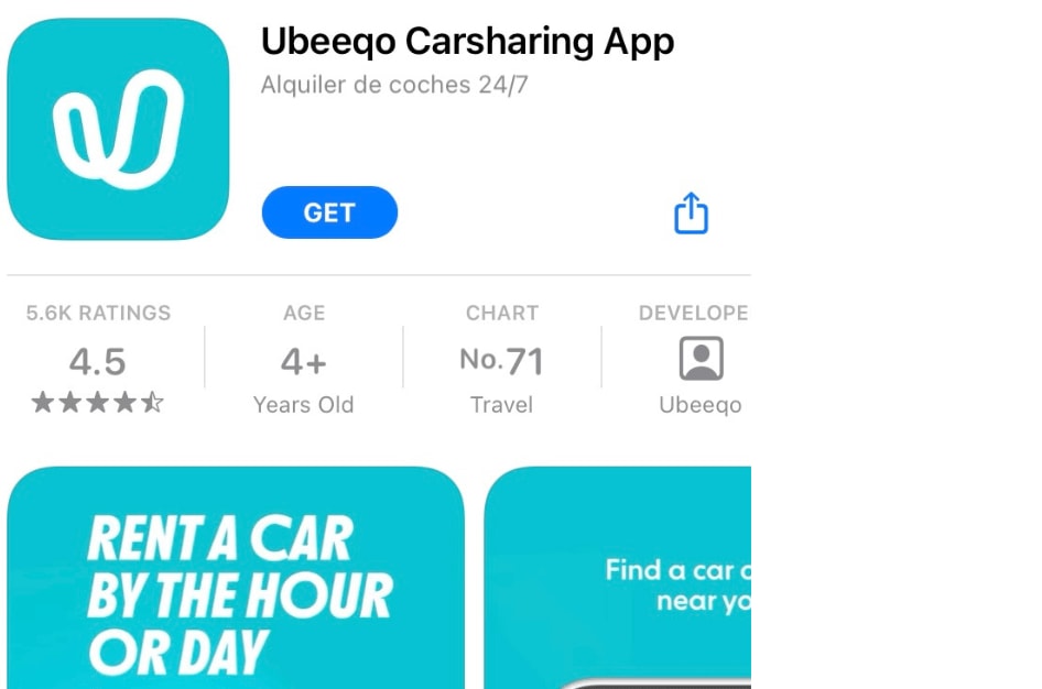 ubeeqo carsharing app barcelona