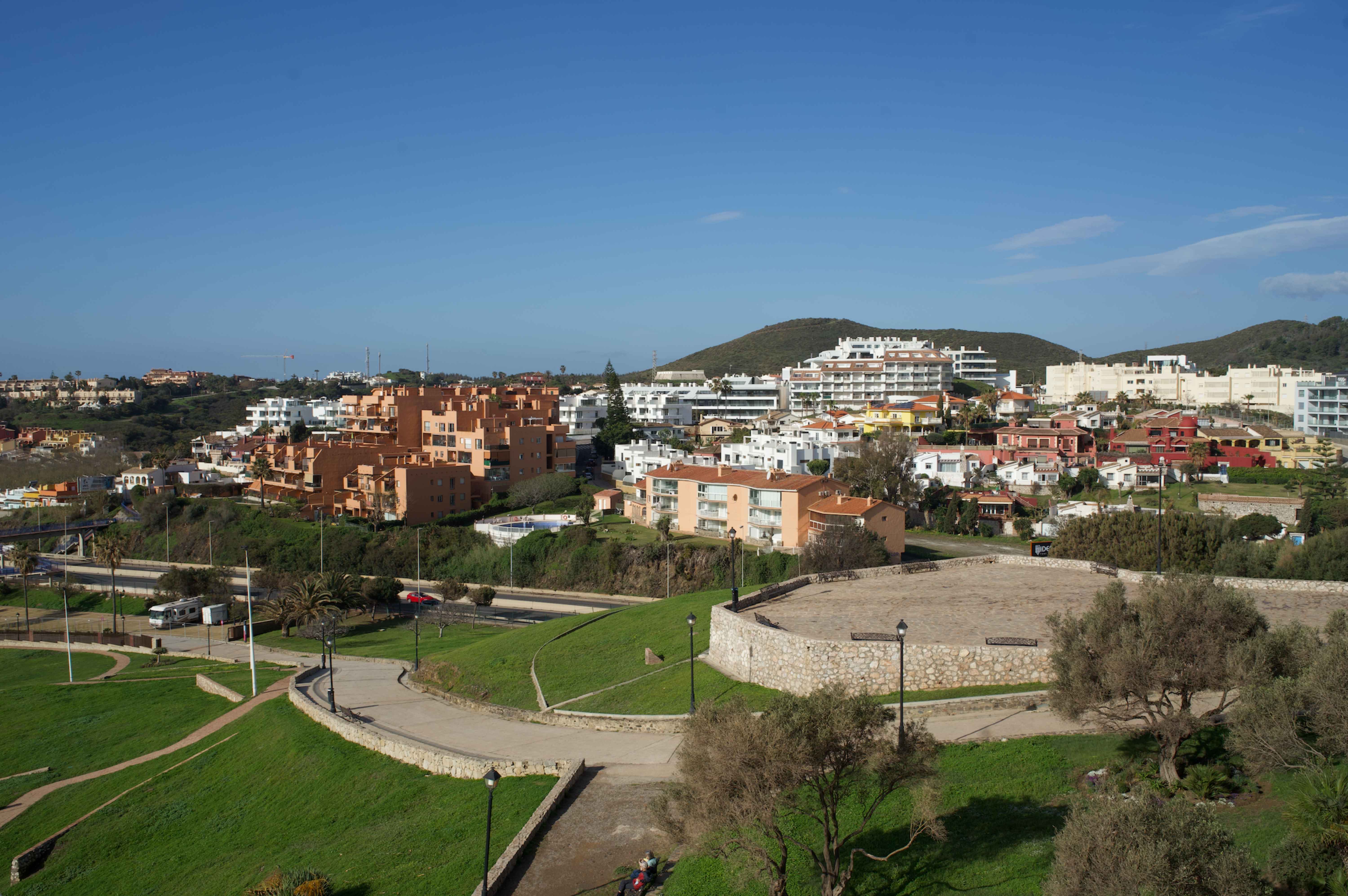 fuengirola spain views from above the castle