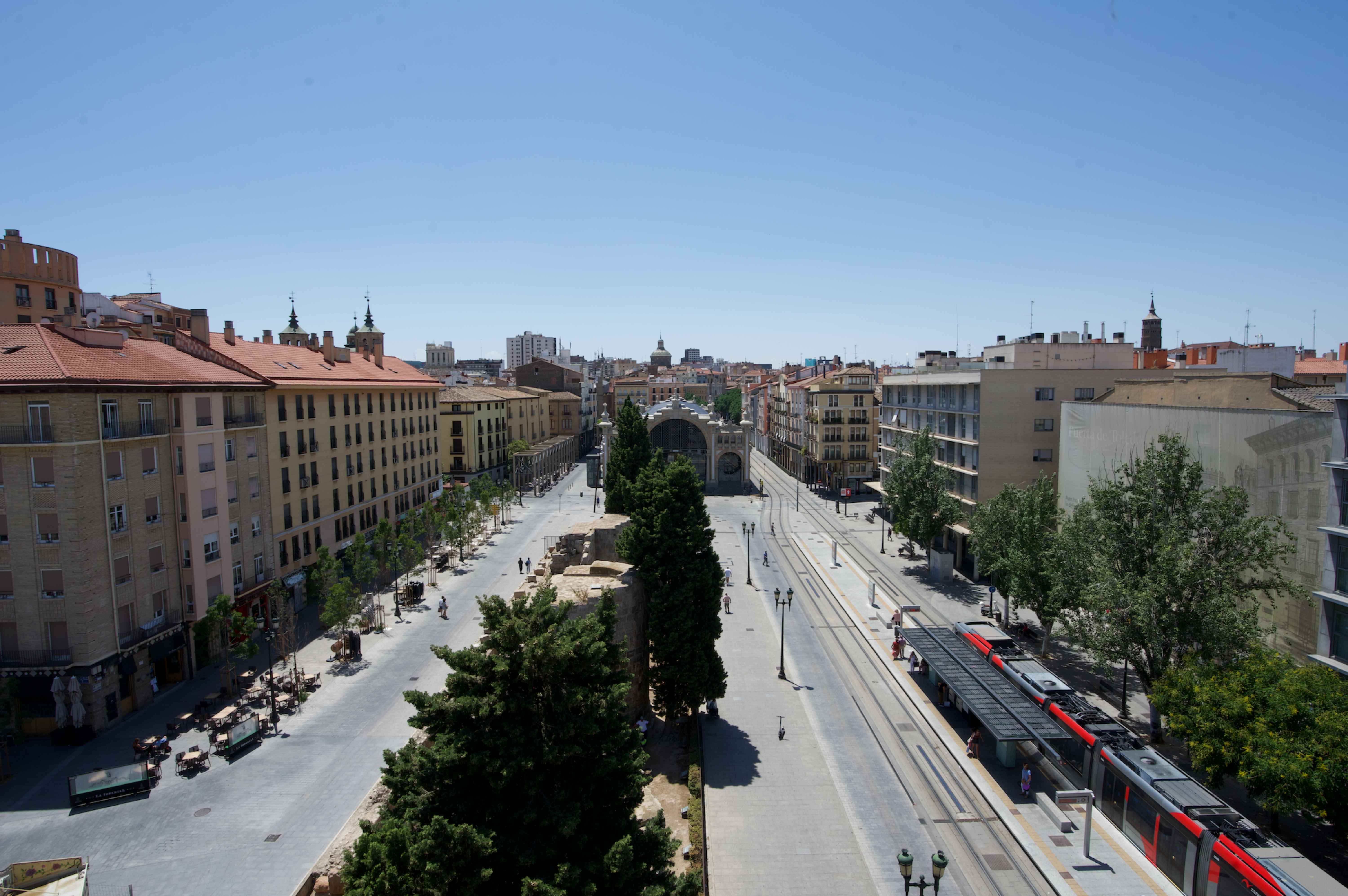 zaragoza streets pretty city in spain