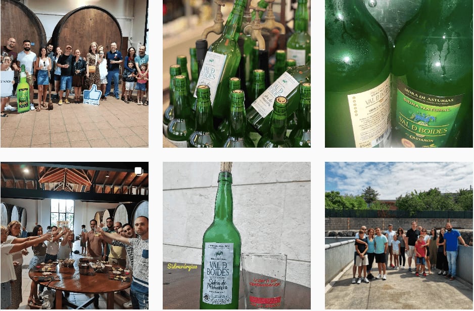 Sidra de Galicia is famous for toasting on Christmas
