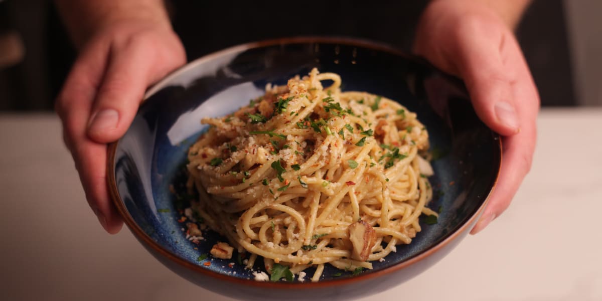 Capone's Walnut Spaghetti