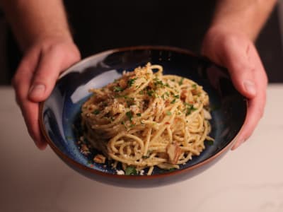 Capone's Walnut Spaghetti