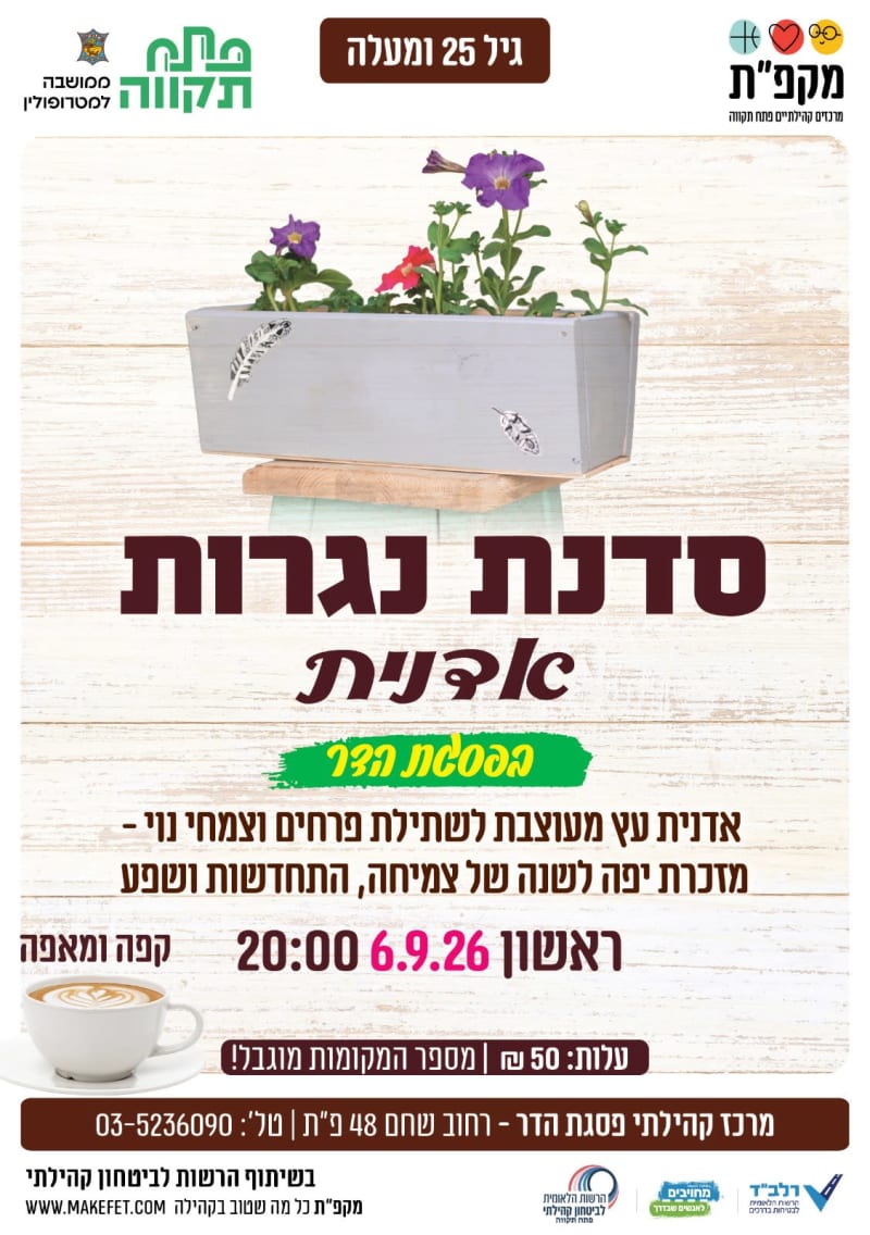 Woodworking Workshop for Adults for Rosh Hashanah