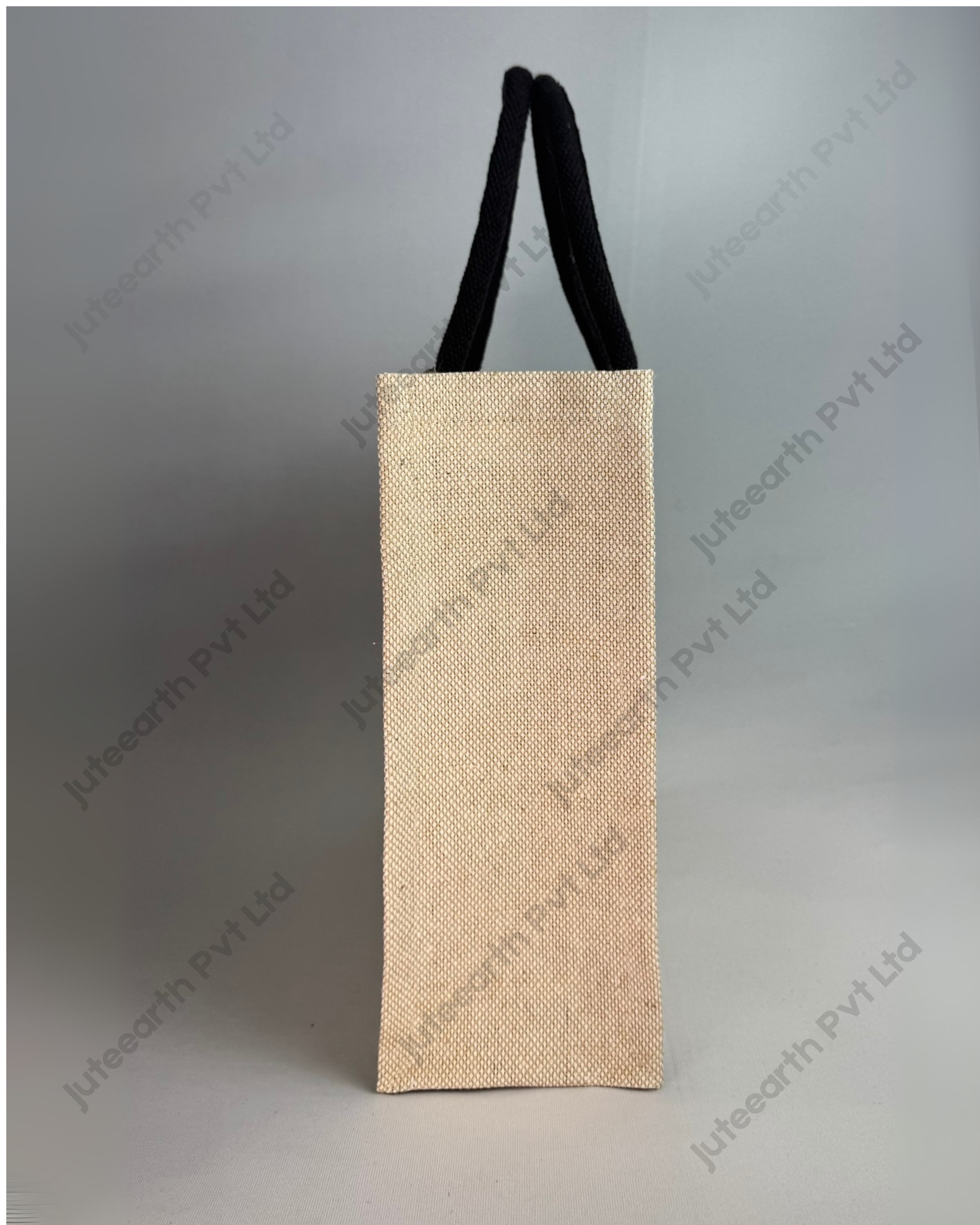 Lord Ganesha Art House warming ceremony jute cotton Heavy weave Custom Printed Juco Bag for Return Gift with Dark Blue print (4)