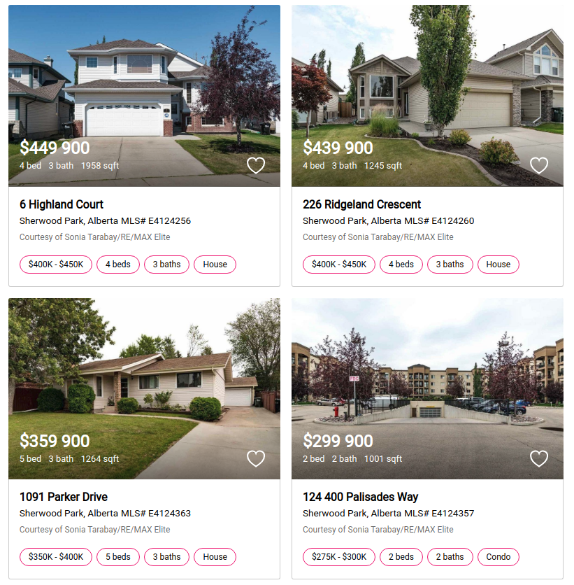 Screenshot of the application